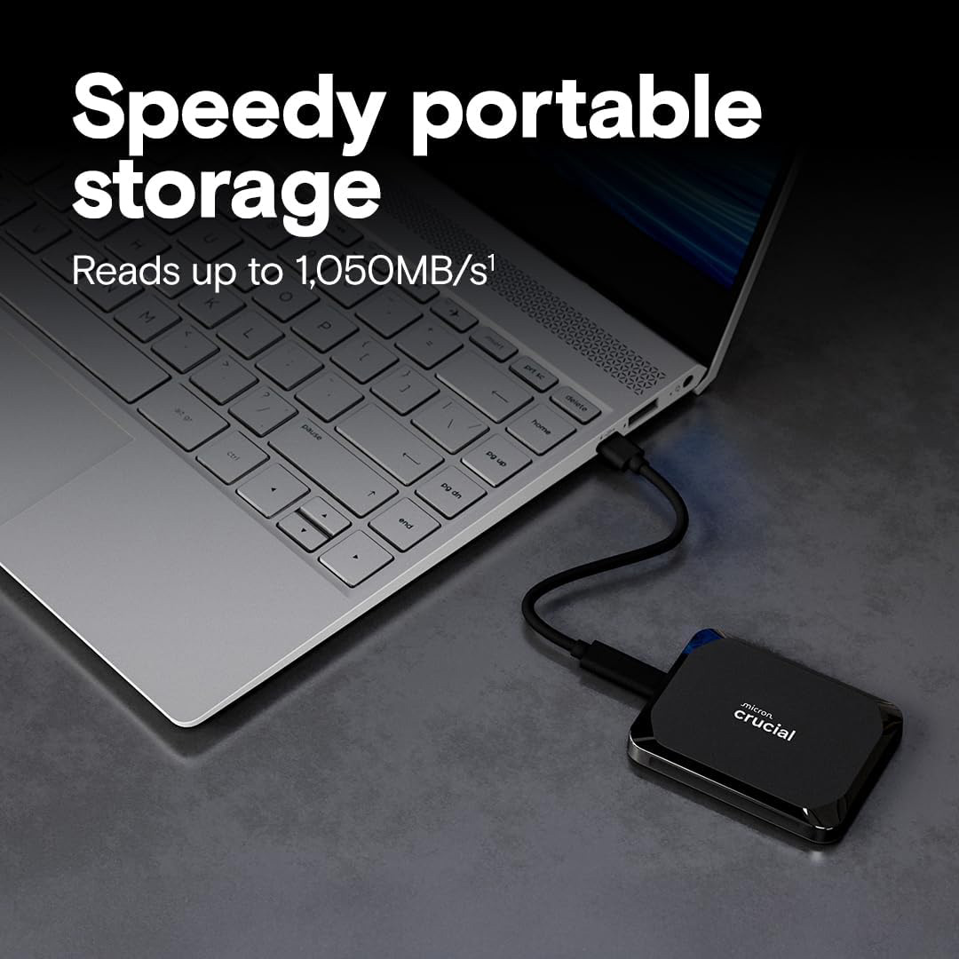 Портативный SSD диск CRUCIAL X9 1TB USB3.2 Gen2 (CT1000X9SSD9)