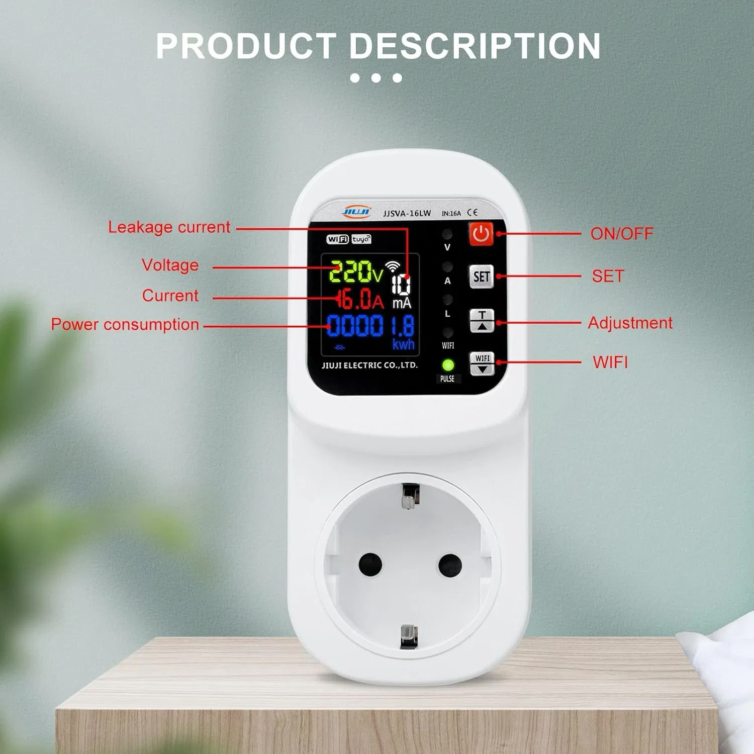 Реле напряжения с контролем тока и мощности MAXPRO JJSVA-16LW