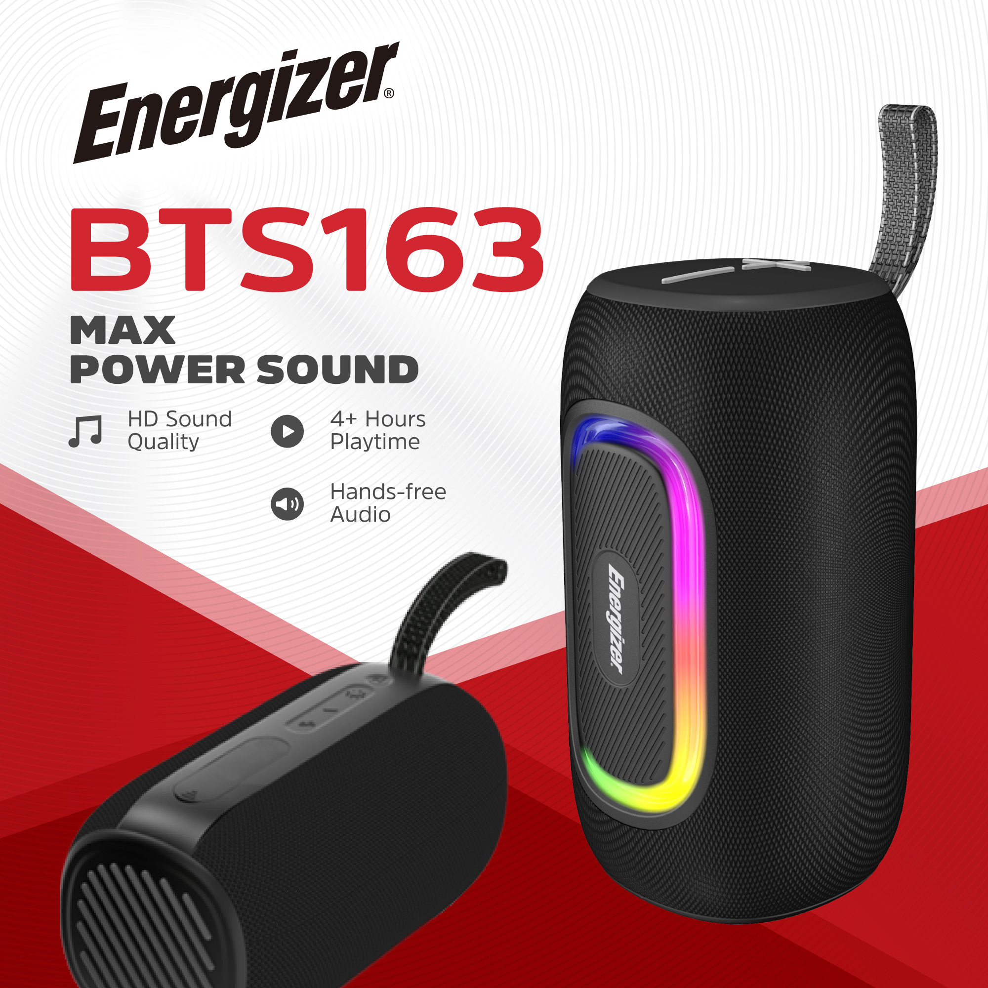 Портативна колонка ENERGIZER BTS163 Black