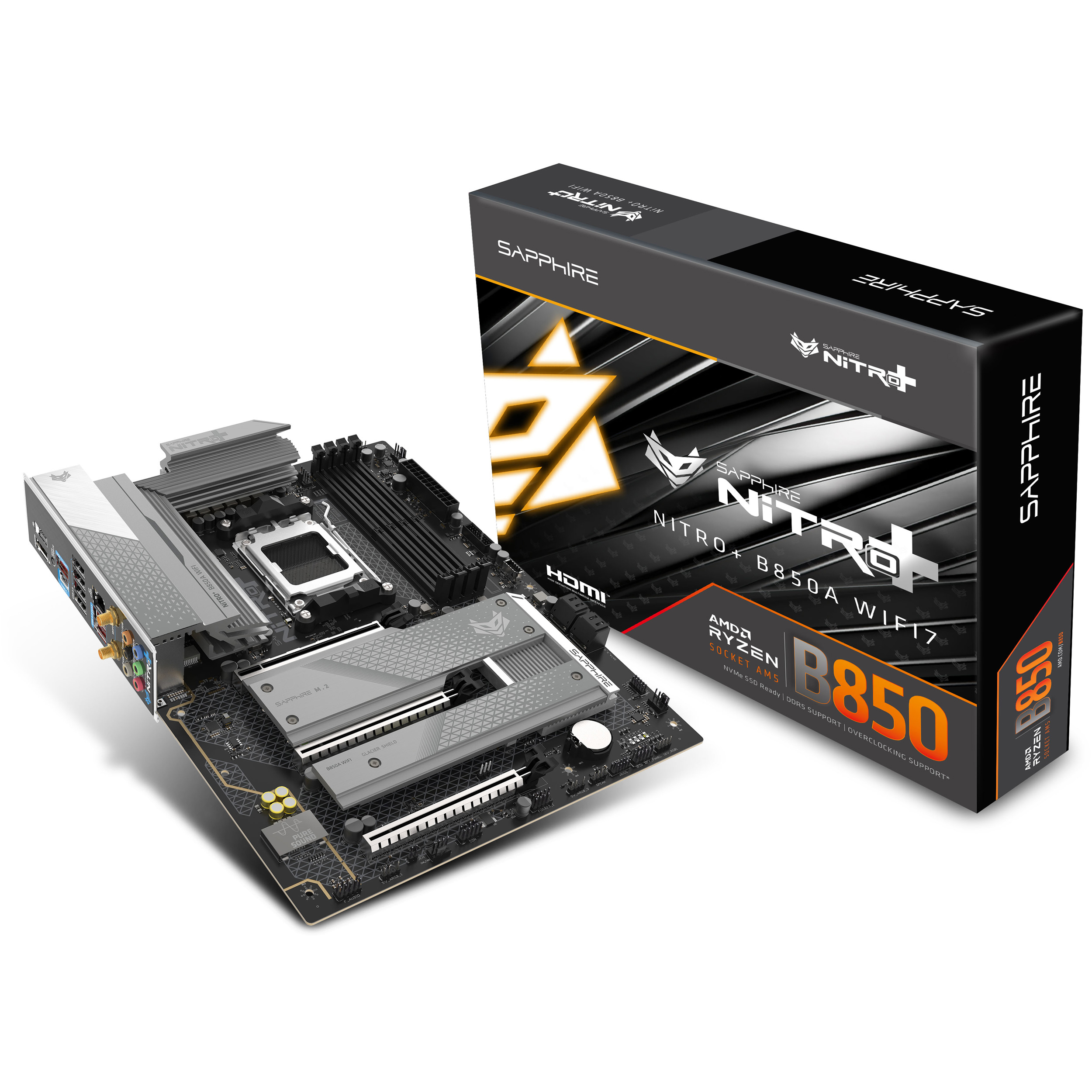 Материнская плата SAPPHIRE Nitro+ B850A WiFi 7 (52123-03-40G)