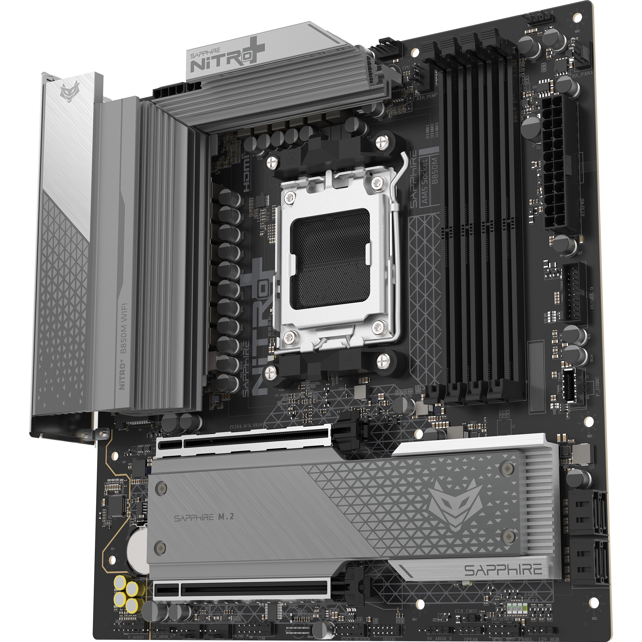 Материнська плата SAPPHIRE Nitro+ B850M WiFi (52123-01-40G)