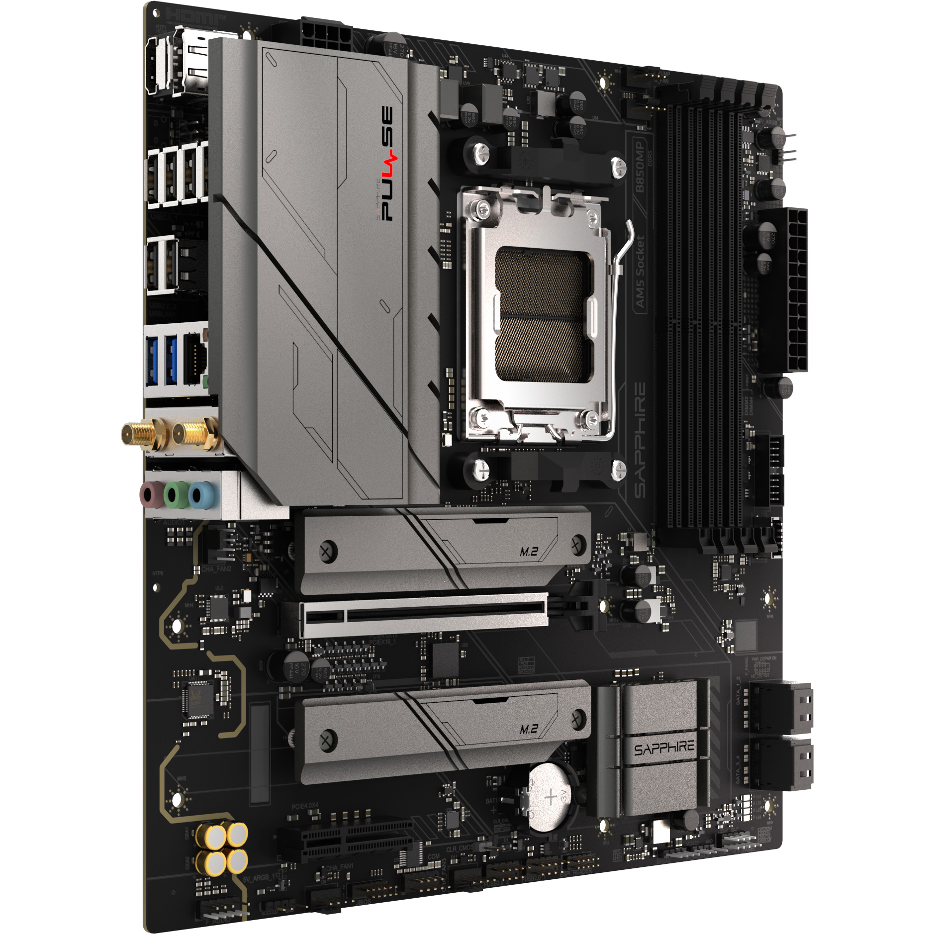 Материнская плата SAPPHIRE Pulse B850M WiFi (52123-04-40G)