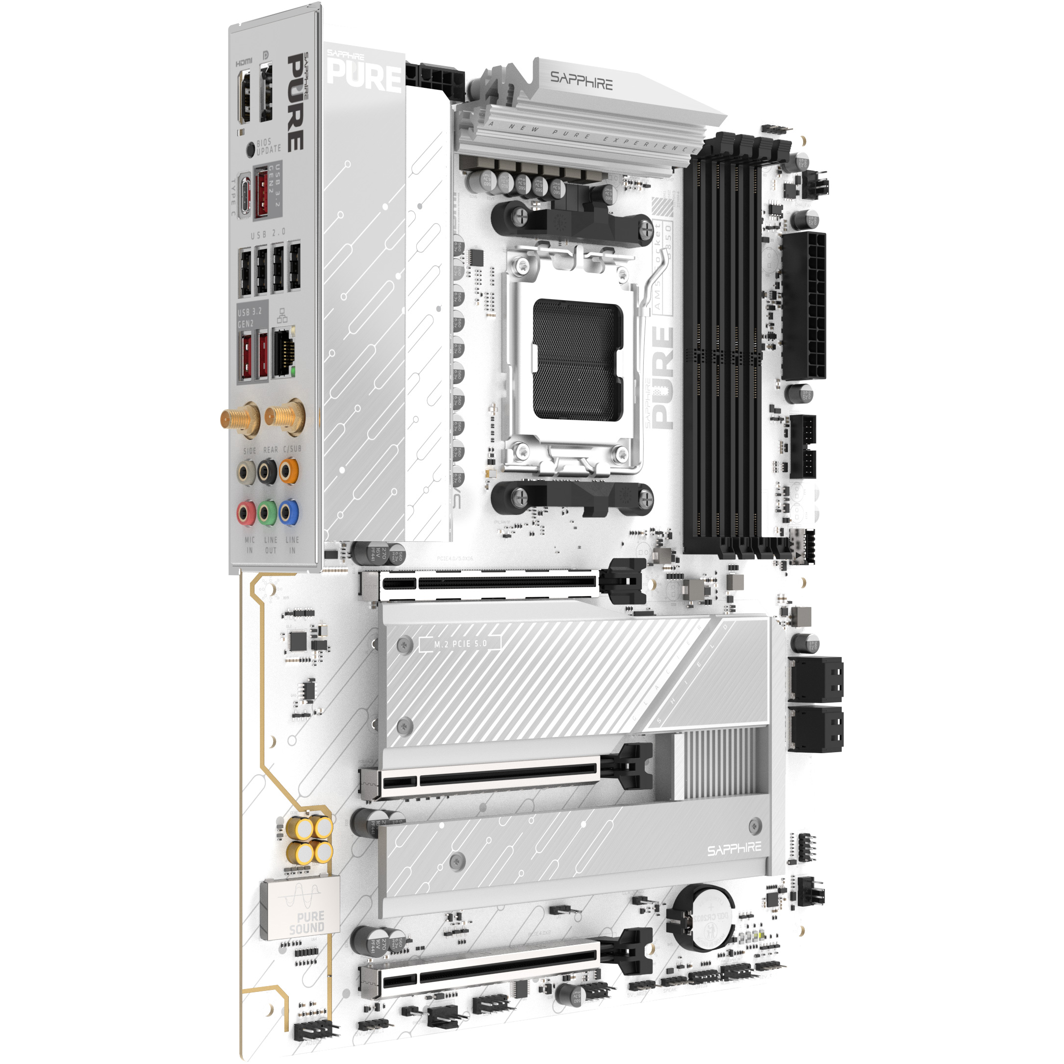 Материнская плата SAPPHIRE Pure B850A WiFi 7 (52123-11-40G)