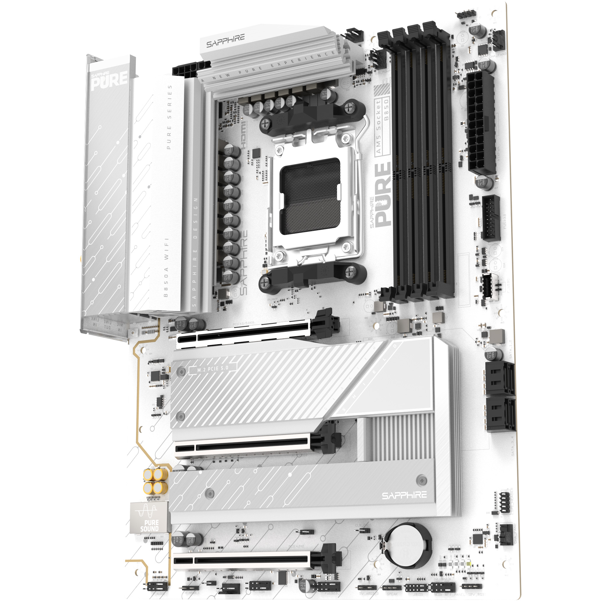 Материнская плата SAPPHIRE Pure B850A WiFi 7 (52123-11-40G)