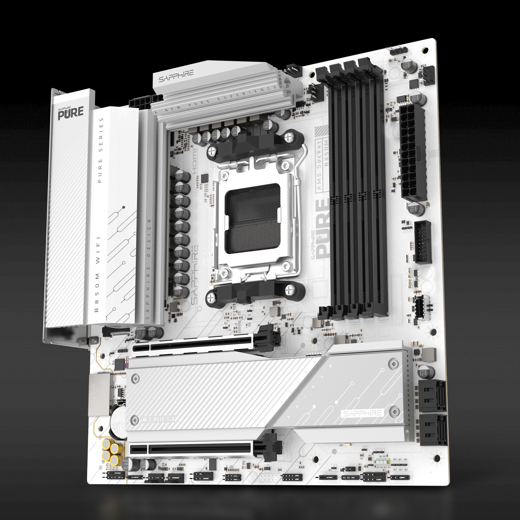 Материнська плата SAPPHIRE Pure B850M WiFi (52123-02-40G)