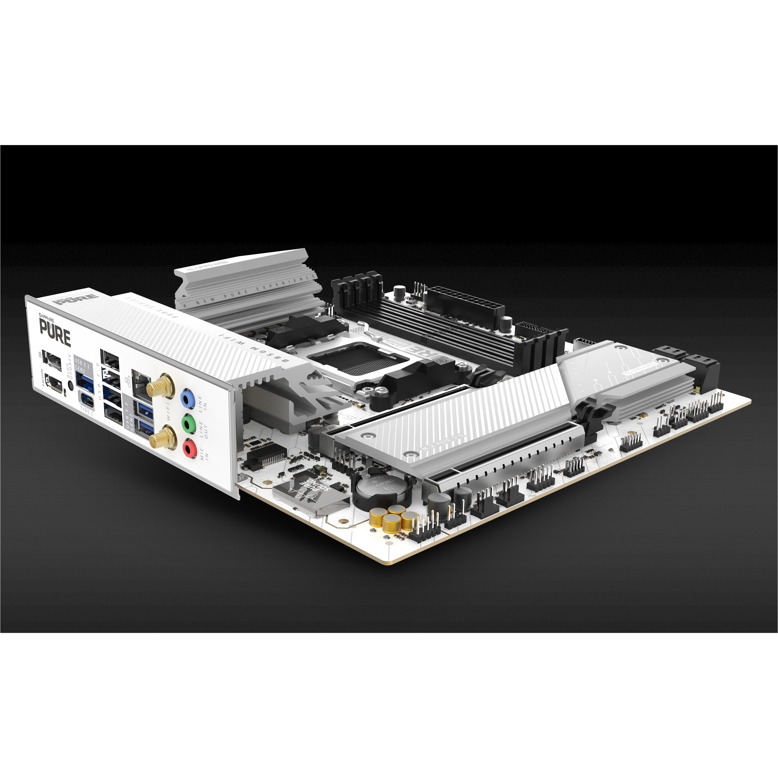 Материнська плата SAPPHIRE Pure B850M WiFi (52123-02-40G)