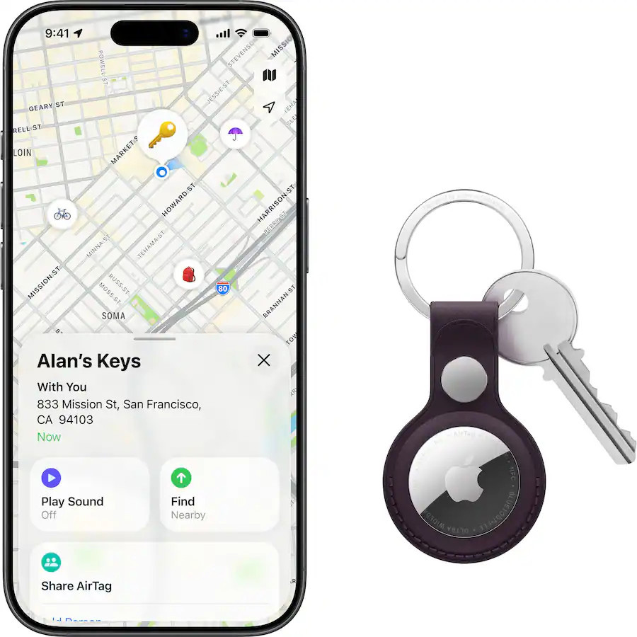 Пошуковий брелок APPLE AirTag 2 (MFE94ZE/A)