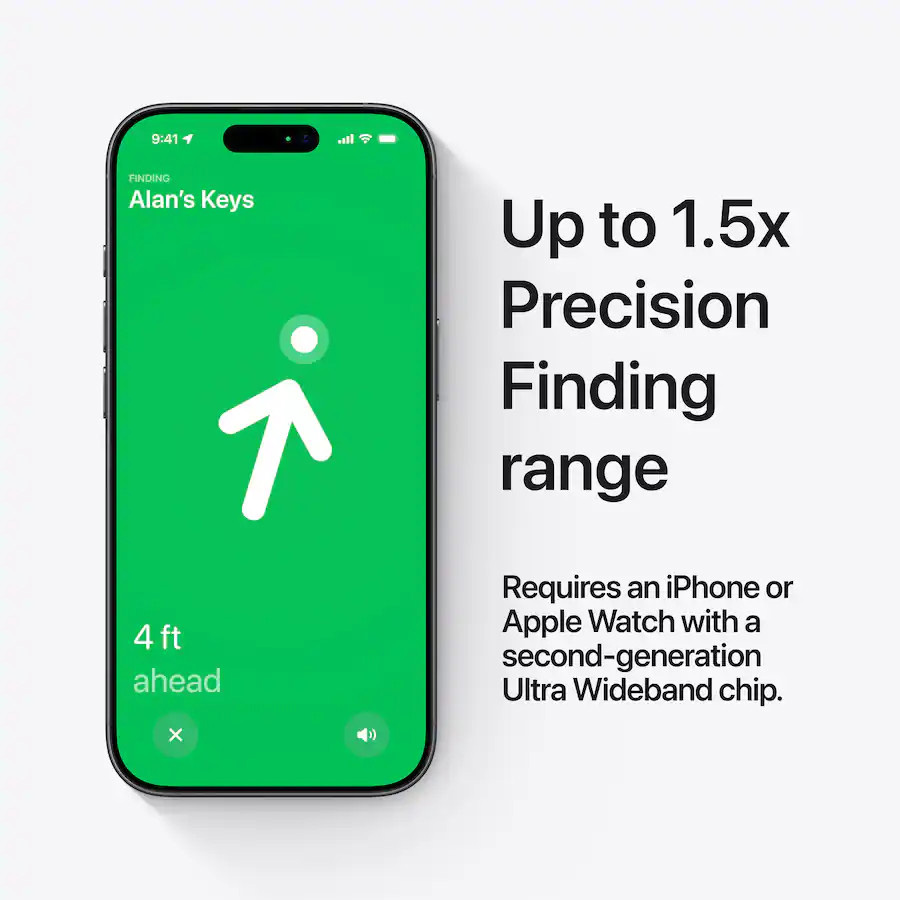 Пошуковий брелок APPLE AirTag 2 4-Pack (MFEA4ZE/A)