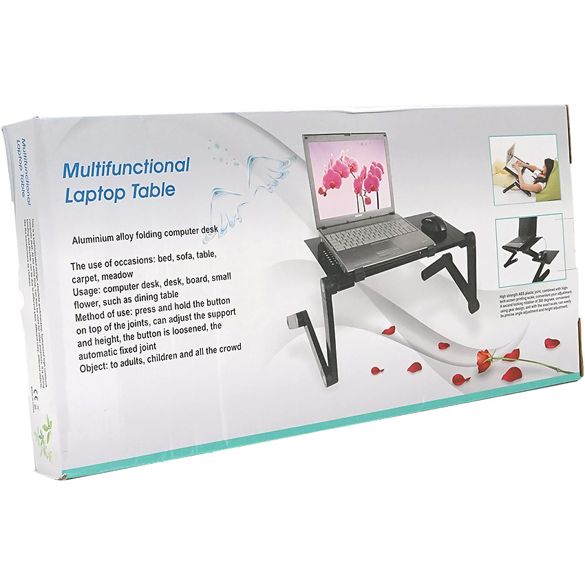 Столик мобильный VOLTRONIC Laptop Table YL-803 Pink