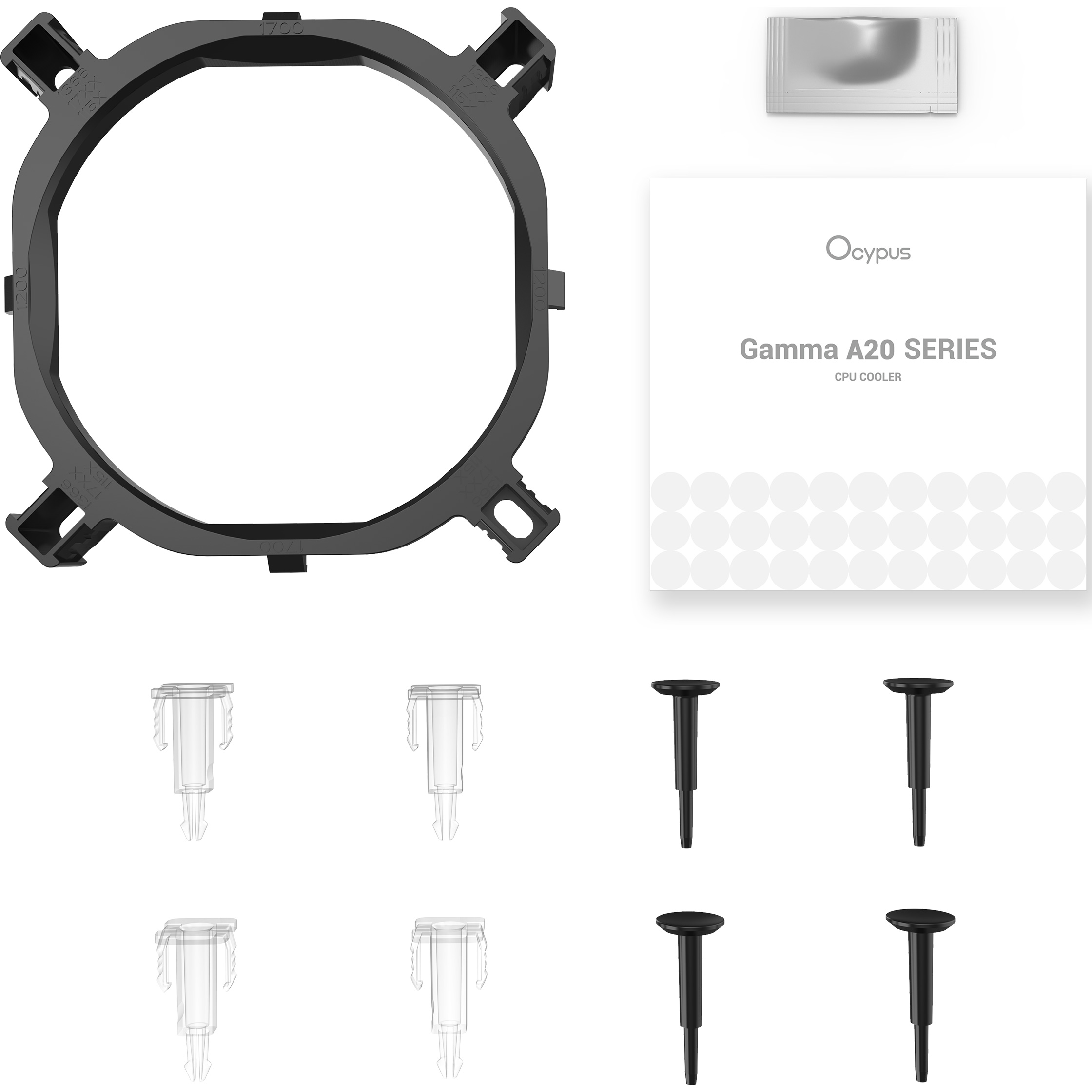 Кулер для процессора OCYPUS Gamma A20 ARGB Black
