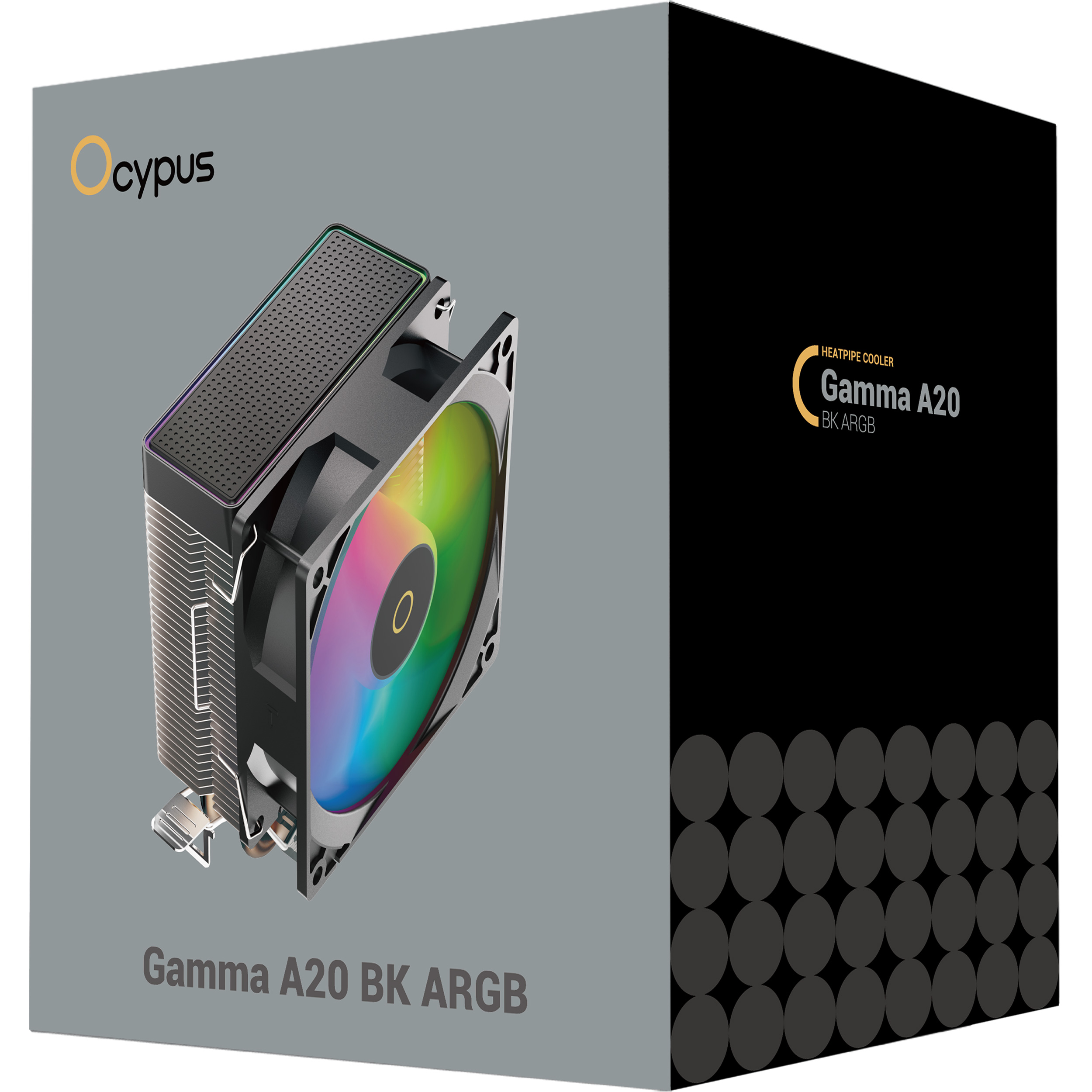 Кулер для процессора OCYPUS Gamma A20 ARGB Black