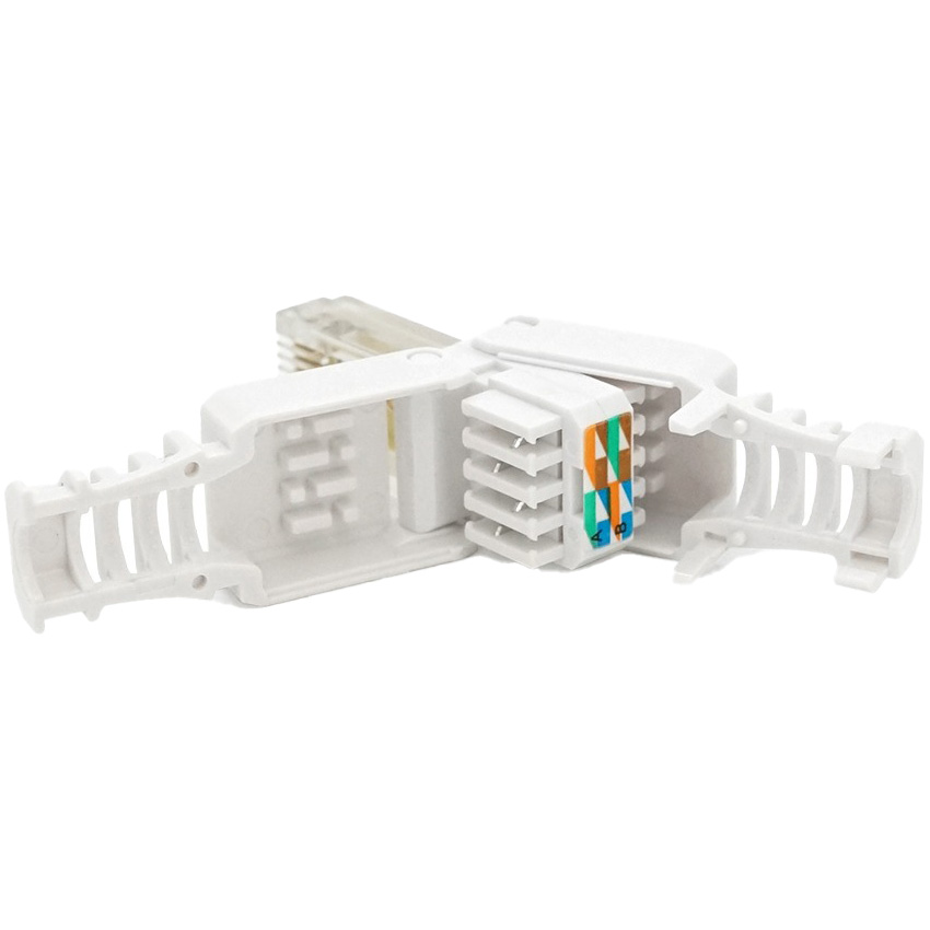 Конектор безінструментальний VOLTRONIC RJ-45 UTP Cat.5e білий