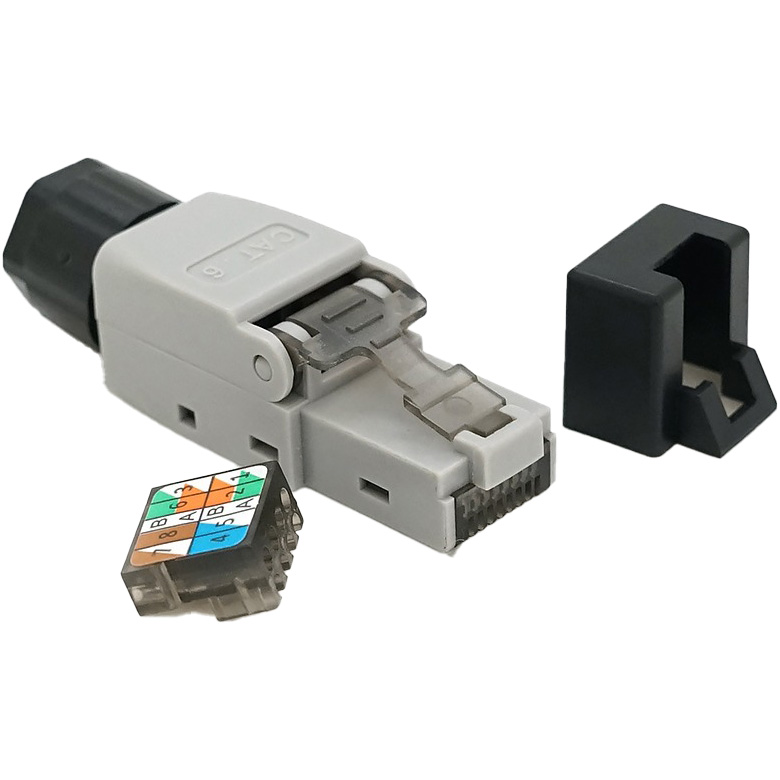 Конектор безінструментальний VOLTRONIC RJ-45 UTP Cat.6 сірий