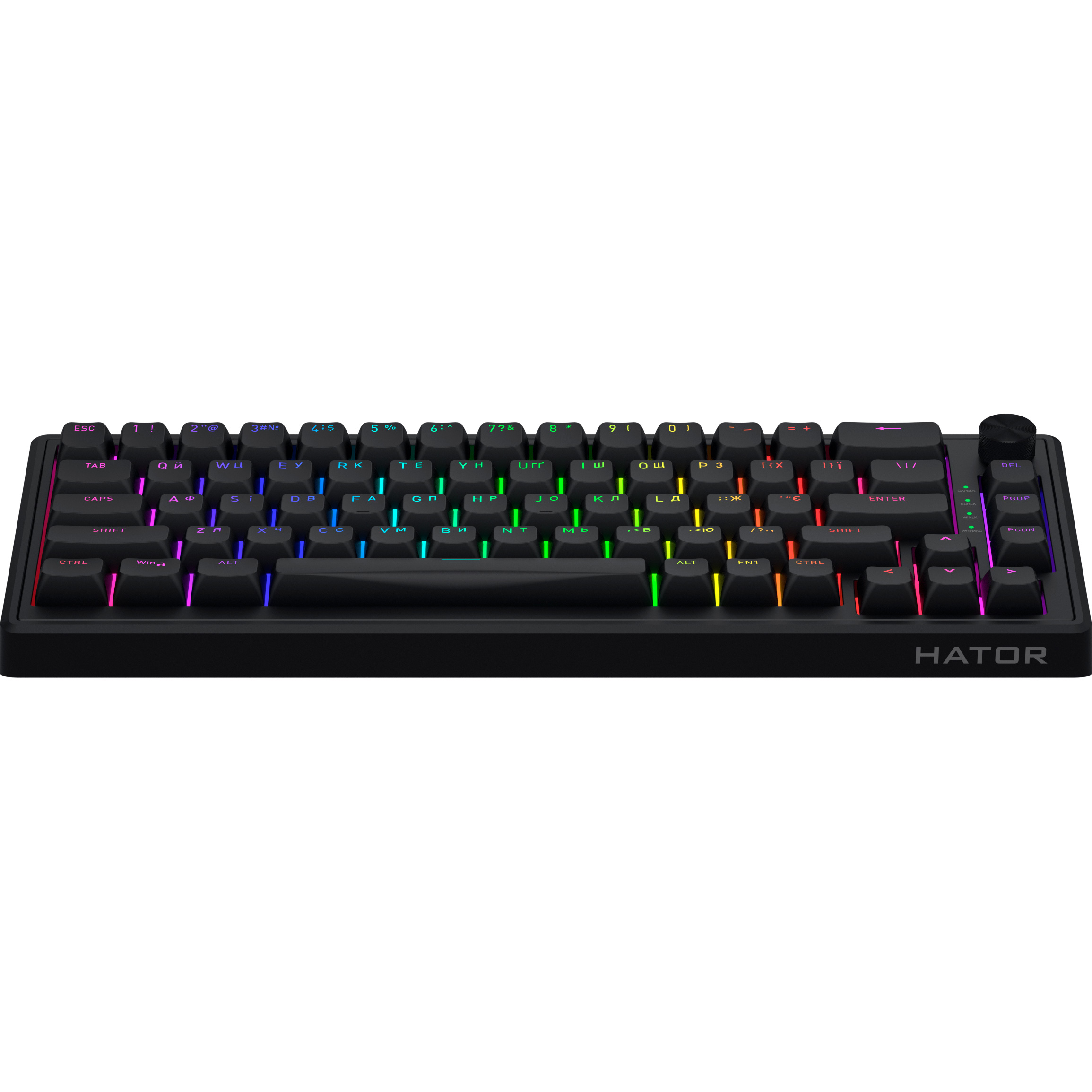 Клавіатура HATOR Skyfall 65 Aurum Sterling Switch UA Black (HTK1160UA)
