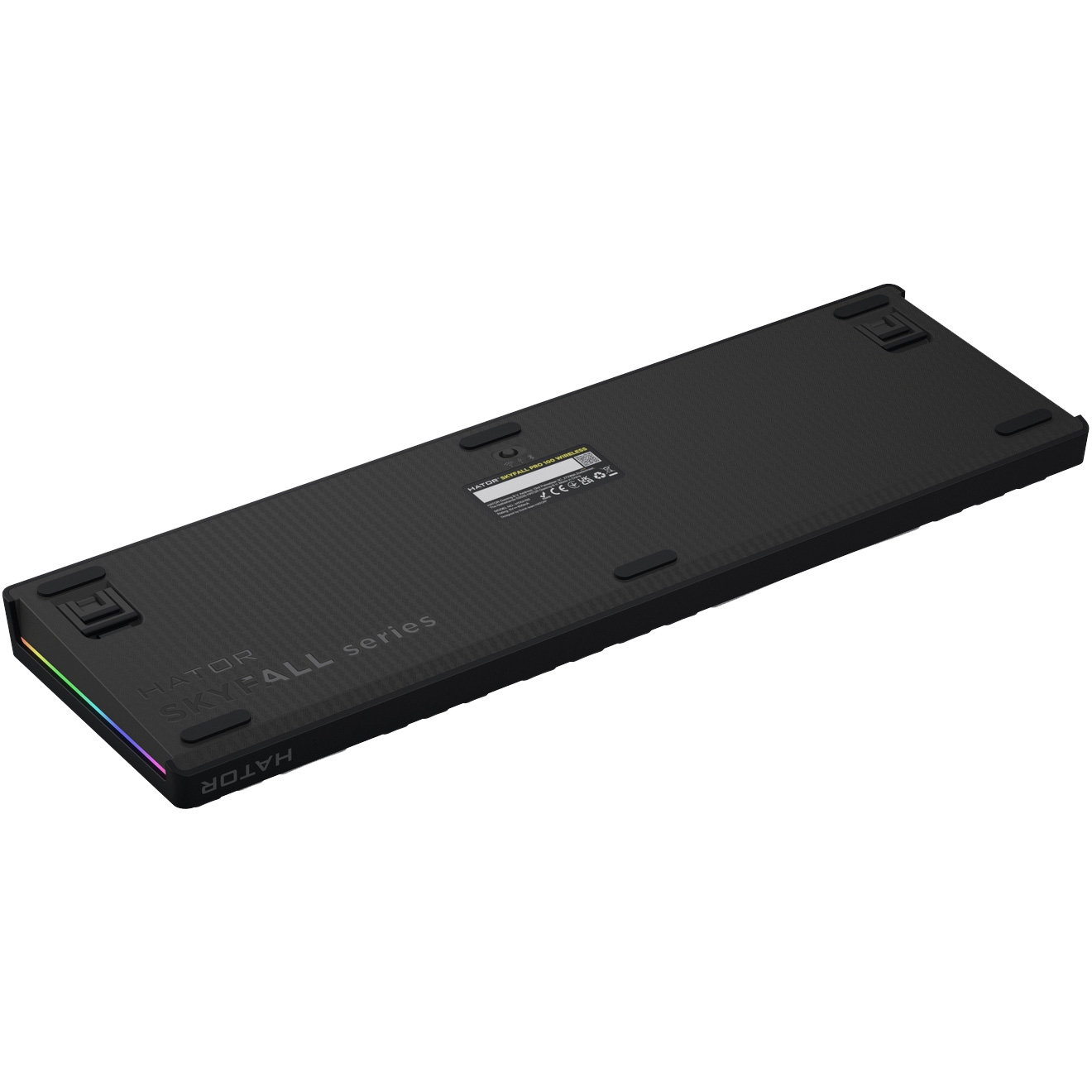 Клавиатура беспроводная HATOR Skyfall 100 Pro Wireless Aurum Vanila Silent Switch US Black/Gray/White (HTK4100)