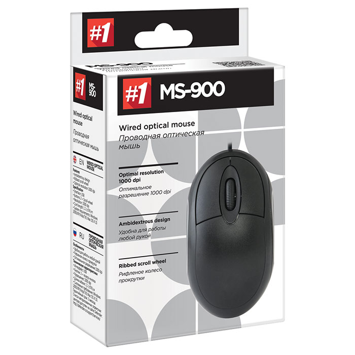 Миша DEFENDER MS-900 Black (52903)