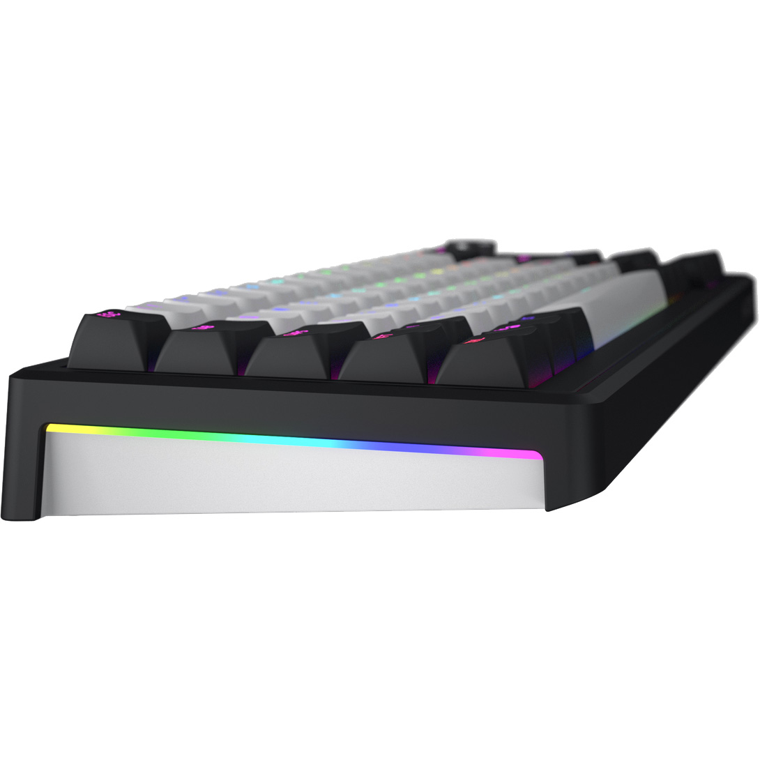 Клавіатура бездротова HATOR Skyfall 65 MAG Ultima 8K Wireless Aurum Ice Switch UK-ISO Black/White (HTK3860EU)