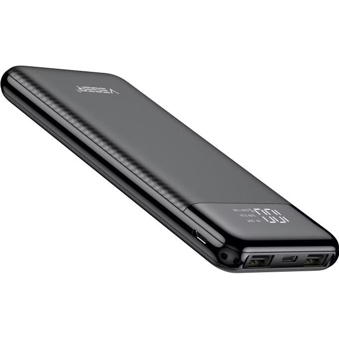 Повербанк VEGER L11 1xUSB-C, 2xUSB-A 15W 10000mAh Black