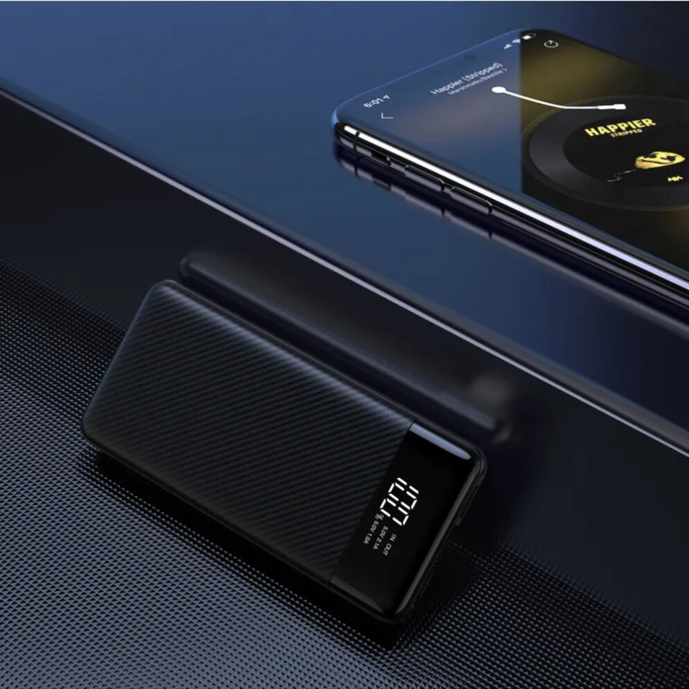 Повербанк VEGER L11 1xUSB-C, 2xUSB-A 15W 10000mAh Black