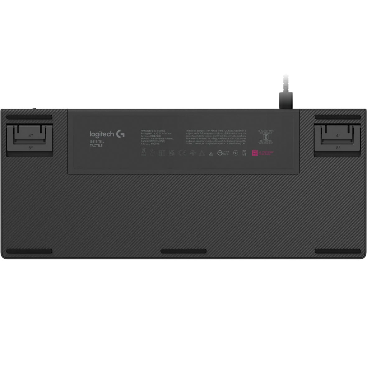 Клавіатура LOGITECH G515 TKL Tactile UA Black (920-014133)