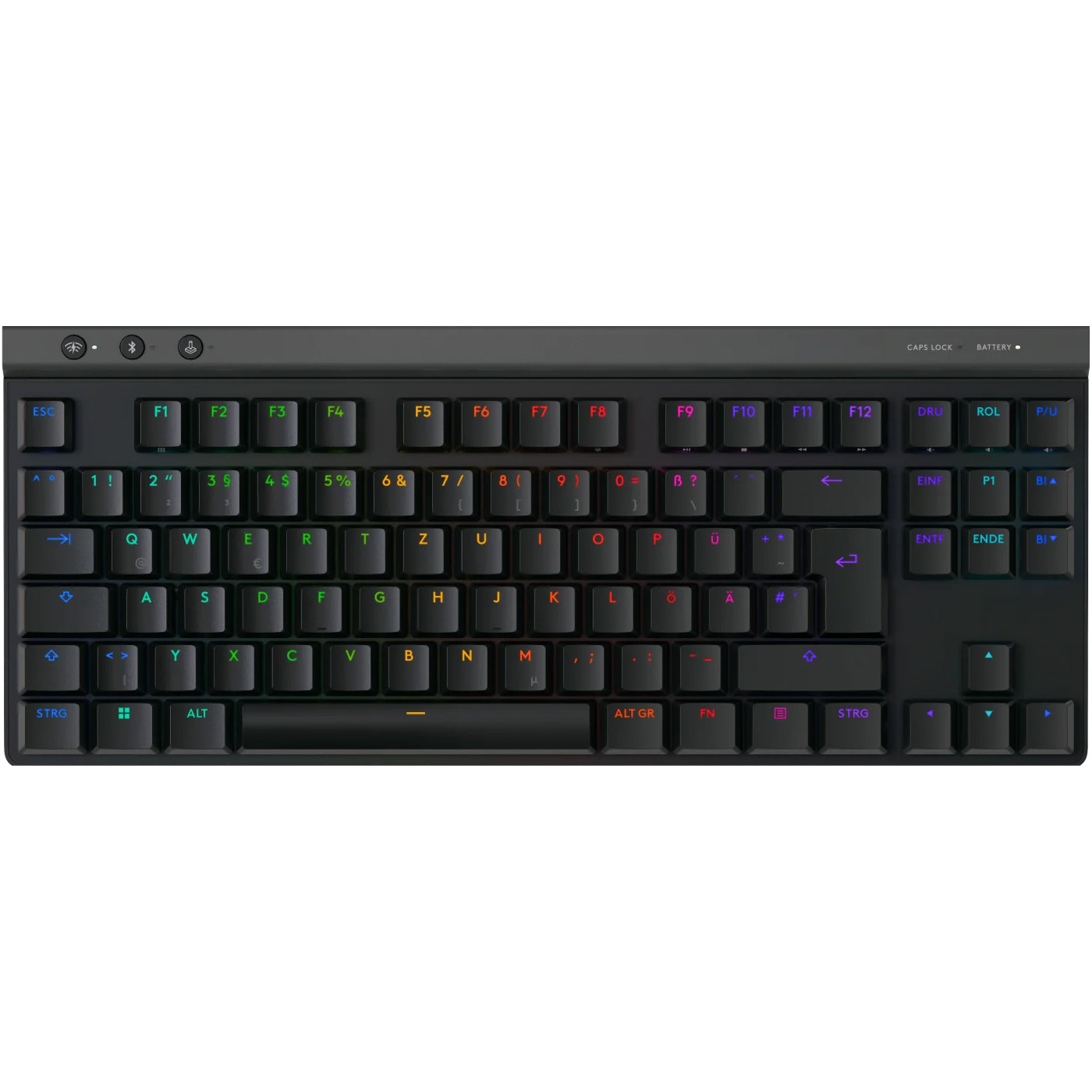 Клавиатура беспроводная LOGITECH G515 Lightspeed TKL Wireless Gaming Keyboard Black (920-014075)