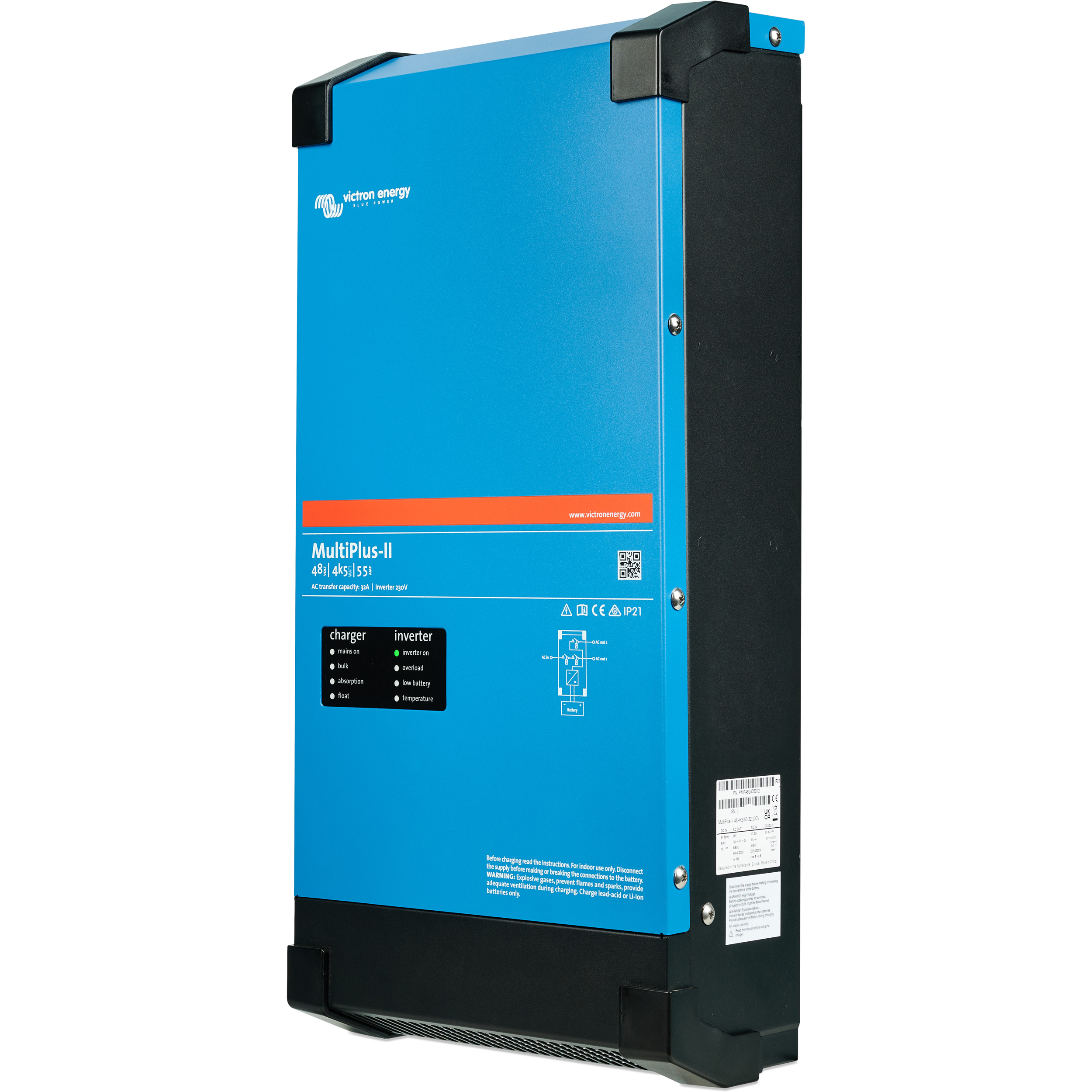 Інвертор гібридний VICTRON ENERGY MultiPlus-II 48/4k5/55-32 (PMP482405012)