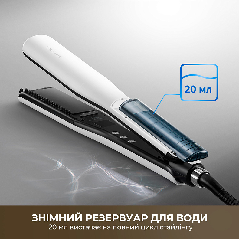 Выпрямитель для волос DREAME AuraSteam Straight White (AA01A-WH)