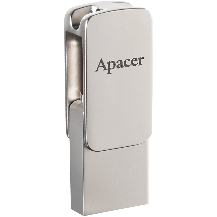 Флешка 128GB APACER AH181 USB 3.2 Type-C/USB-A Silver (AP128GAH181S-1)