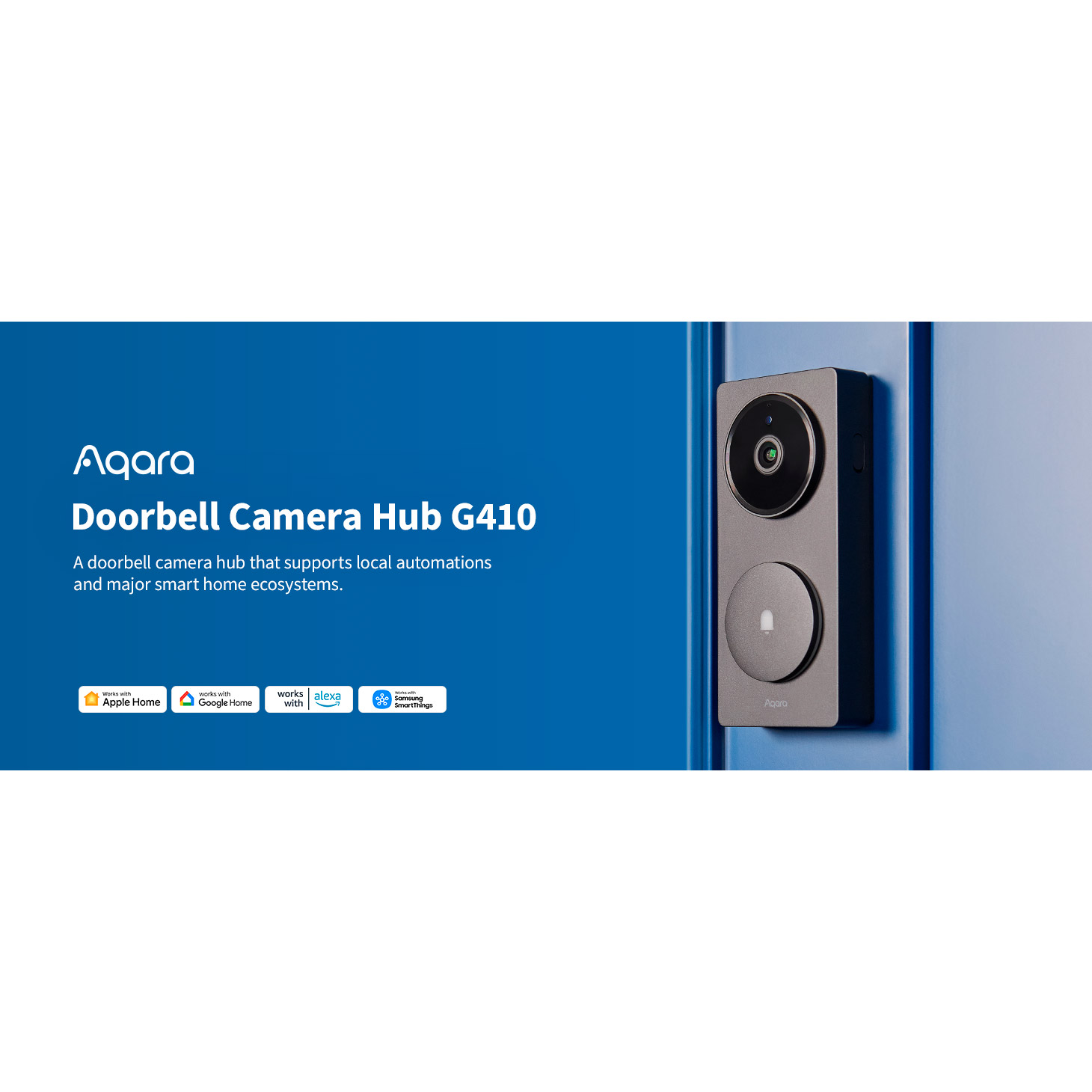 Wi-Fi відеодзвінок AQARA Doorbell Camera Hub G410 Black