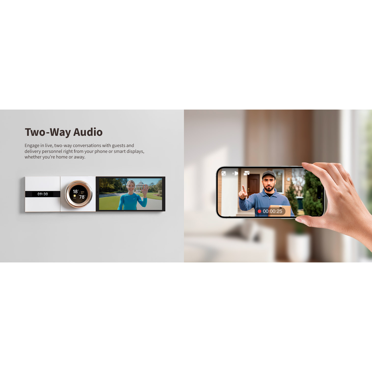 Wi-Fi відеодзвінок AQARA Doorbell Camera Hub G410 Black