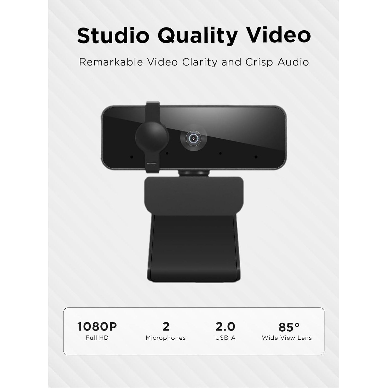 Веб-камера LENOVO 310 FHD Webcam Black (GXC1S15024)