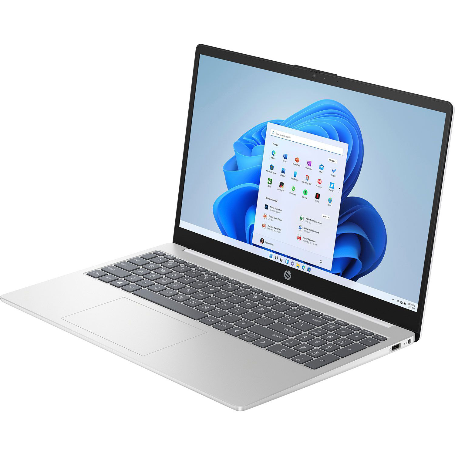 Ноутбук HP 15-fc0321ua Diamond White (D16DWEA)
