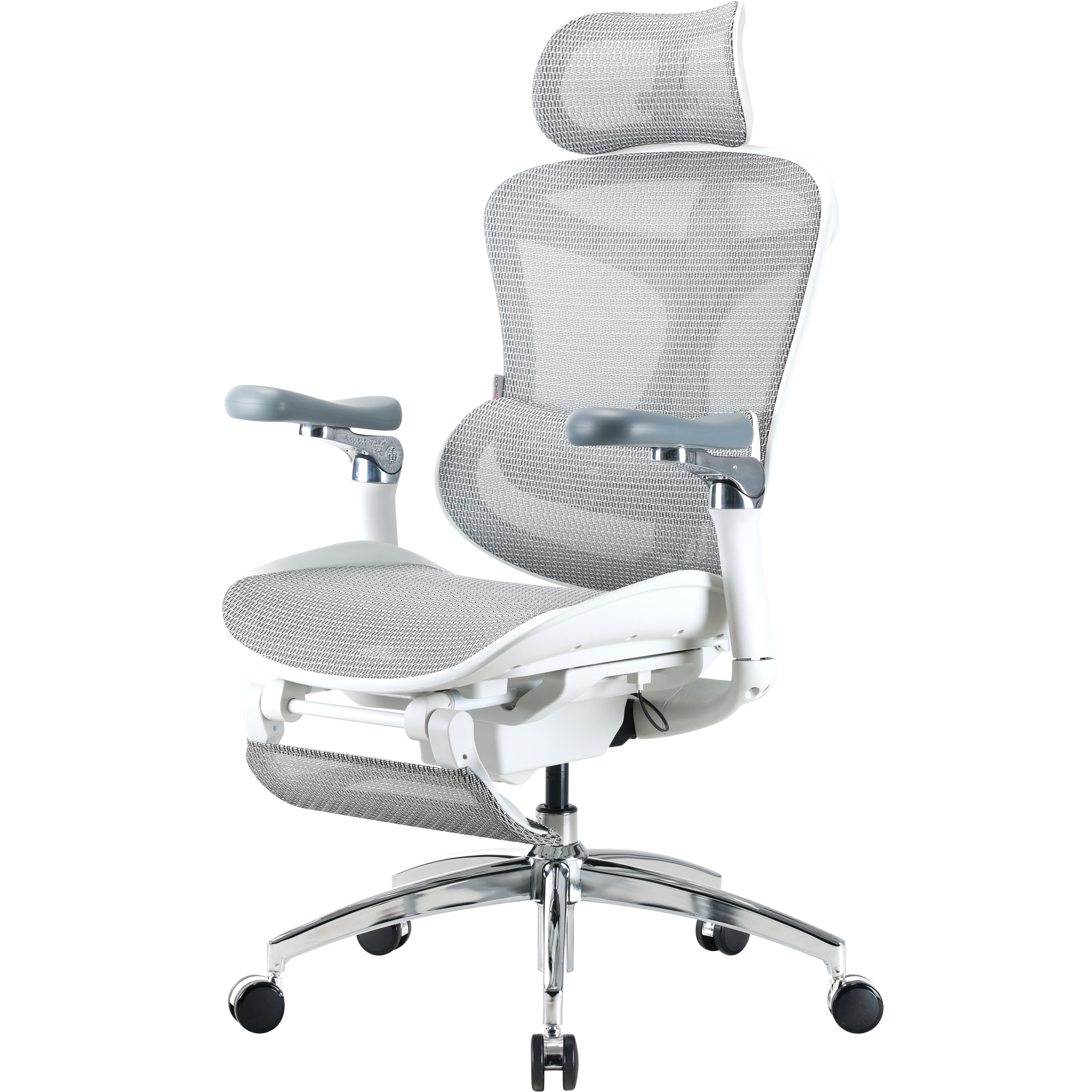 Крісло офісне SIHOO Doro C300 Pro with footrest Mesh White