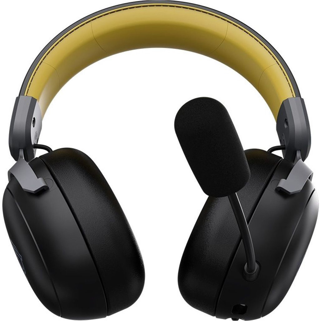 Навушники геймерскі AJAZZ AHM08 Max Black/Gray/Yellow