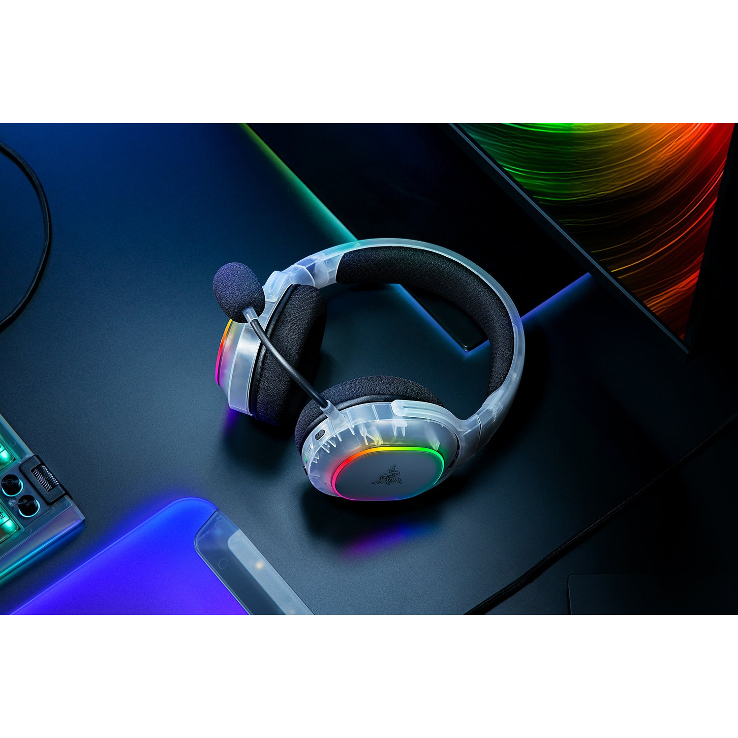Навушники геймерскі RAZER Barracuda X Chroma Phantom White Edition (RZ04-05220400-R3M1)