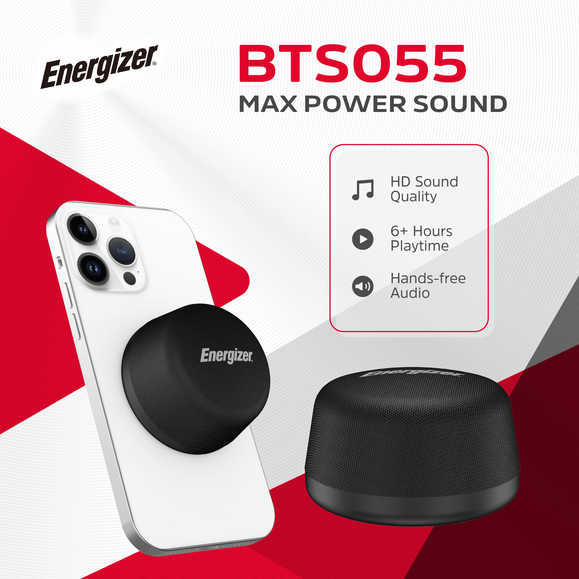 Портативна колонка ENERGIZER BTS055