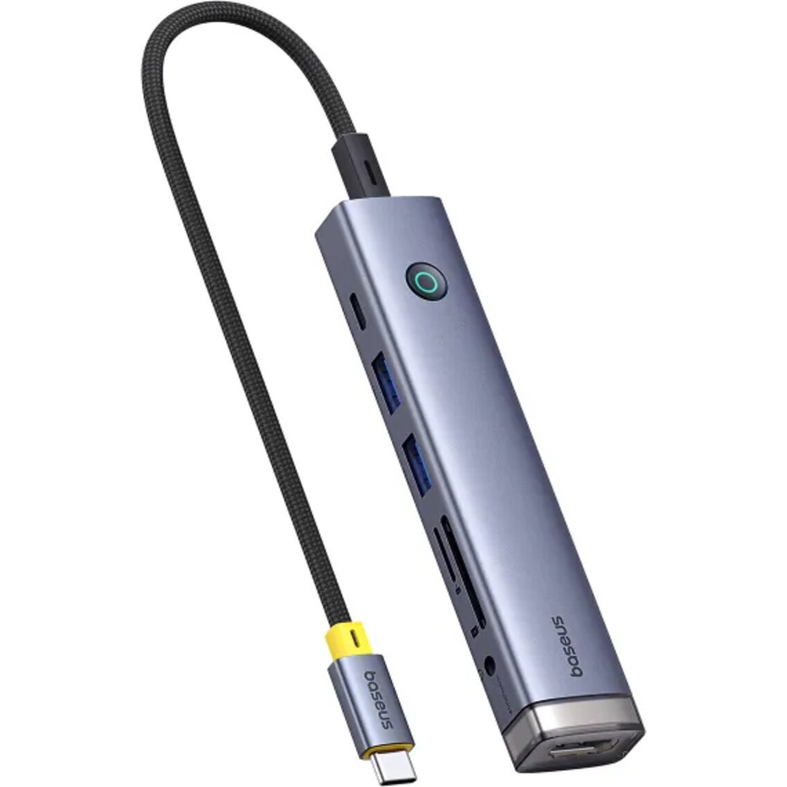 Порт-реплікатор BASEUS 4K@60Hz Ultra Clarity UltraJoy Series 7-Port Hub Air (B00052803811-02)