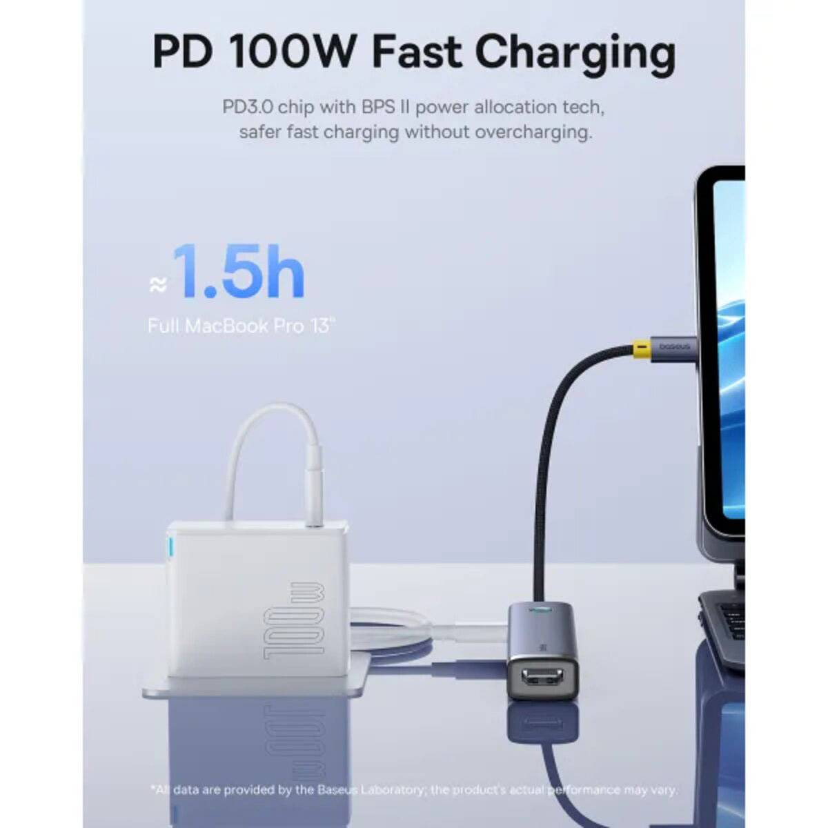 Порт-реплікатор BASEUS 4K@60Hz Ultra Clarity UltraJoy Series 7-Port Hub Air (B00052803811-02)