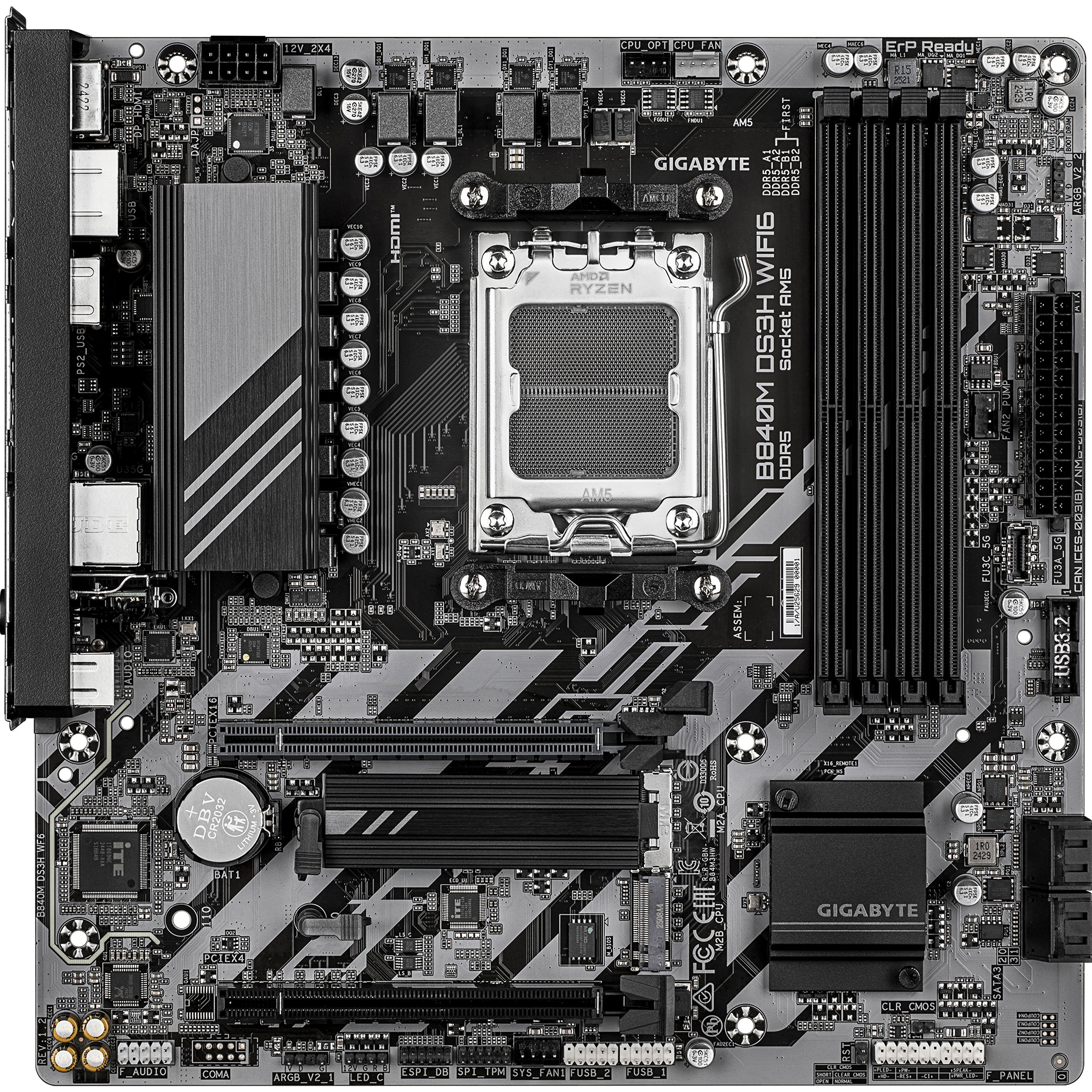 Материнская плата GIGABYTE B840M DS3H WiFi6
