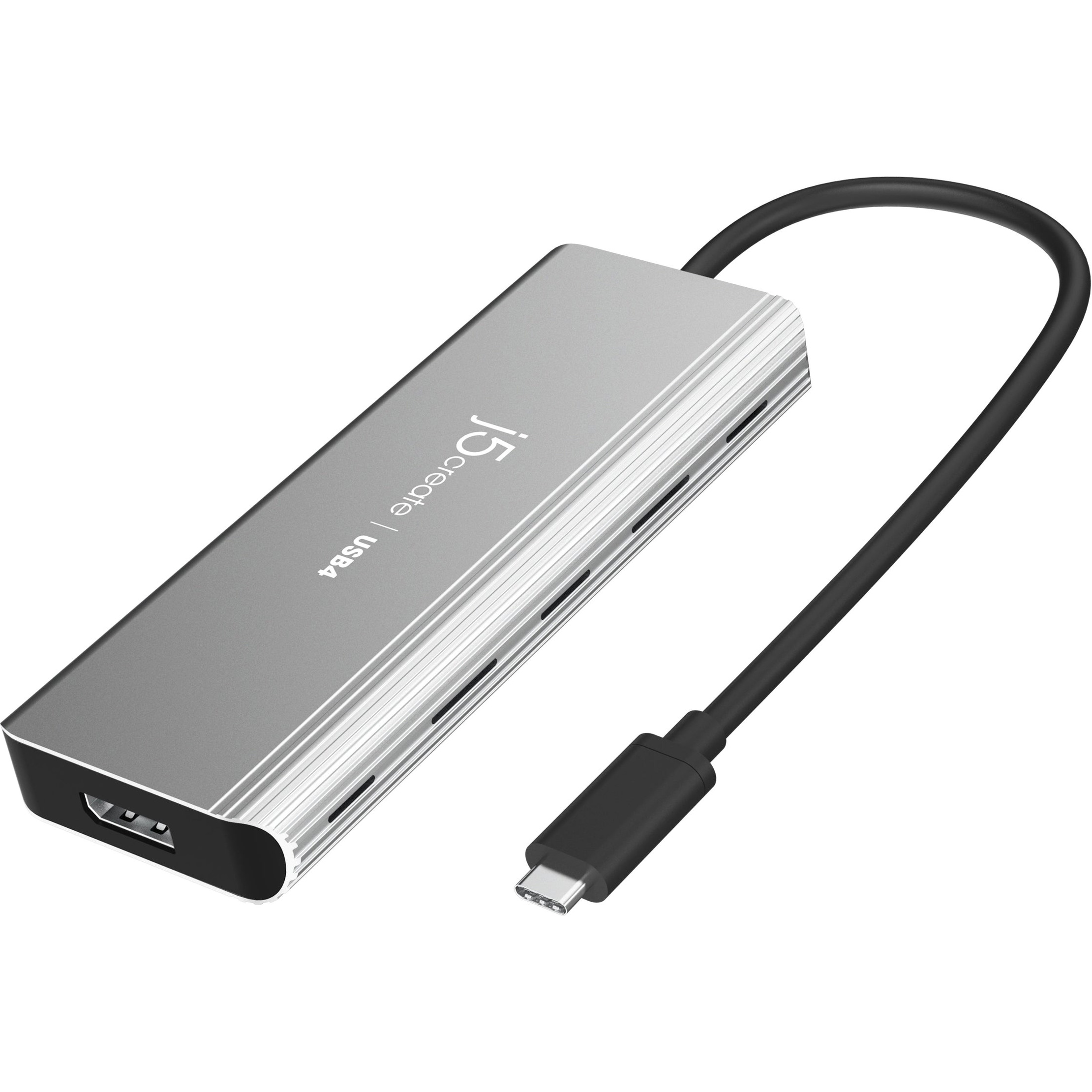 Порт-реплікатор J5CREATE 5-in-1 USB4 Dual 4K Multi-Port Hub (JCD401-N)