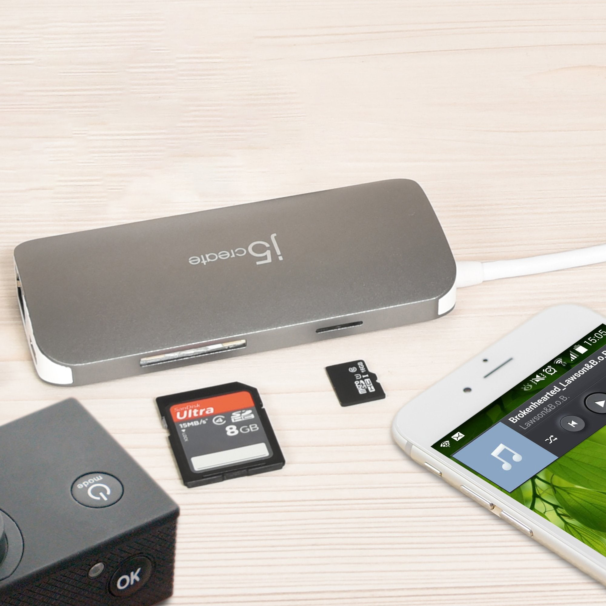 Порт-реплікатор J5CREATE 9-in-1 USB-C Multi Adapter (JCD383-N)