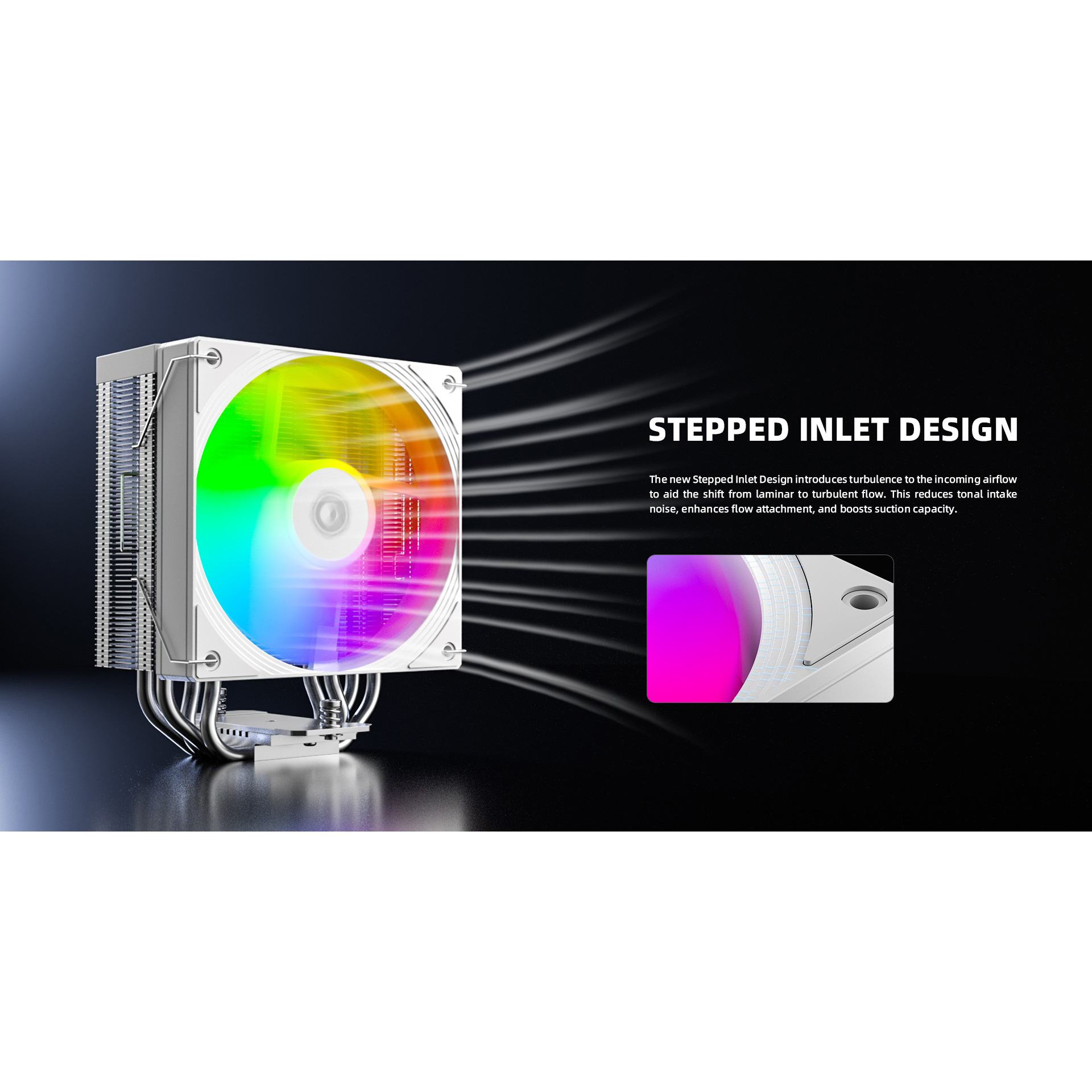 Кулер для процессора ID-COOLING Frozn A410 SE ARGB White