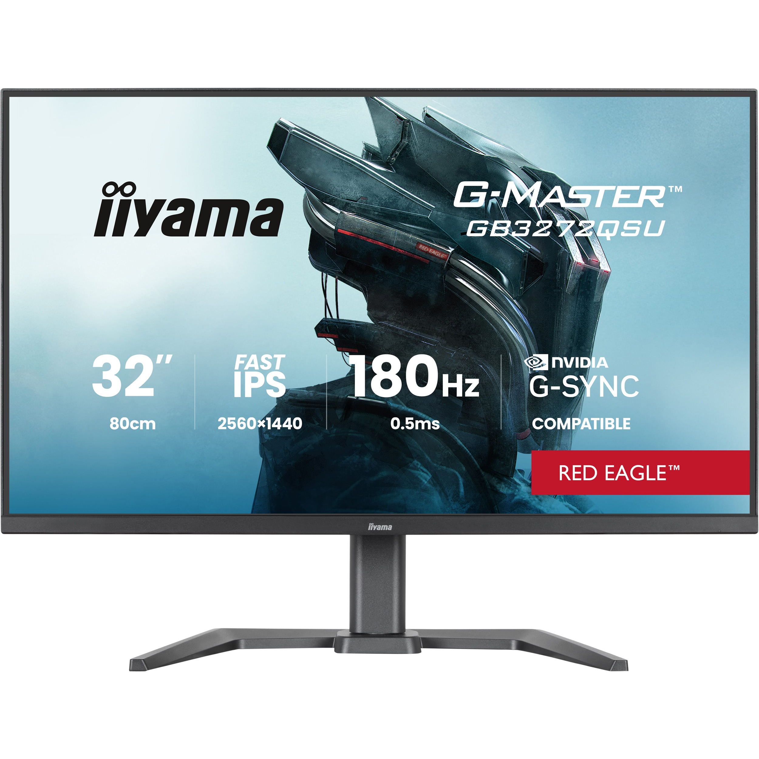 Монітор 31.5" IIYAMA G-Master GB3272QSU-B1 Red Eagle