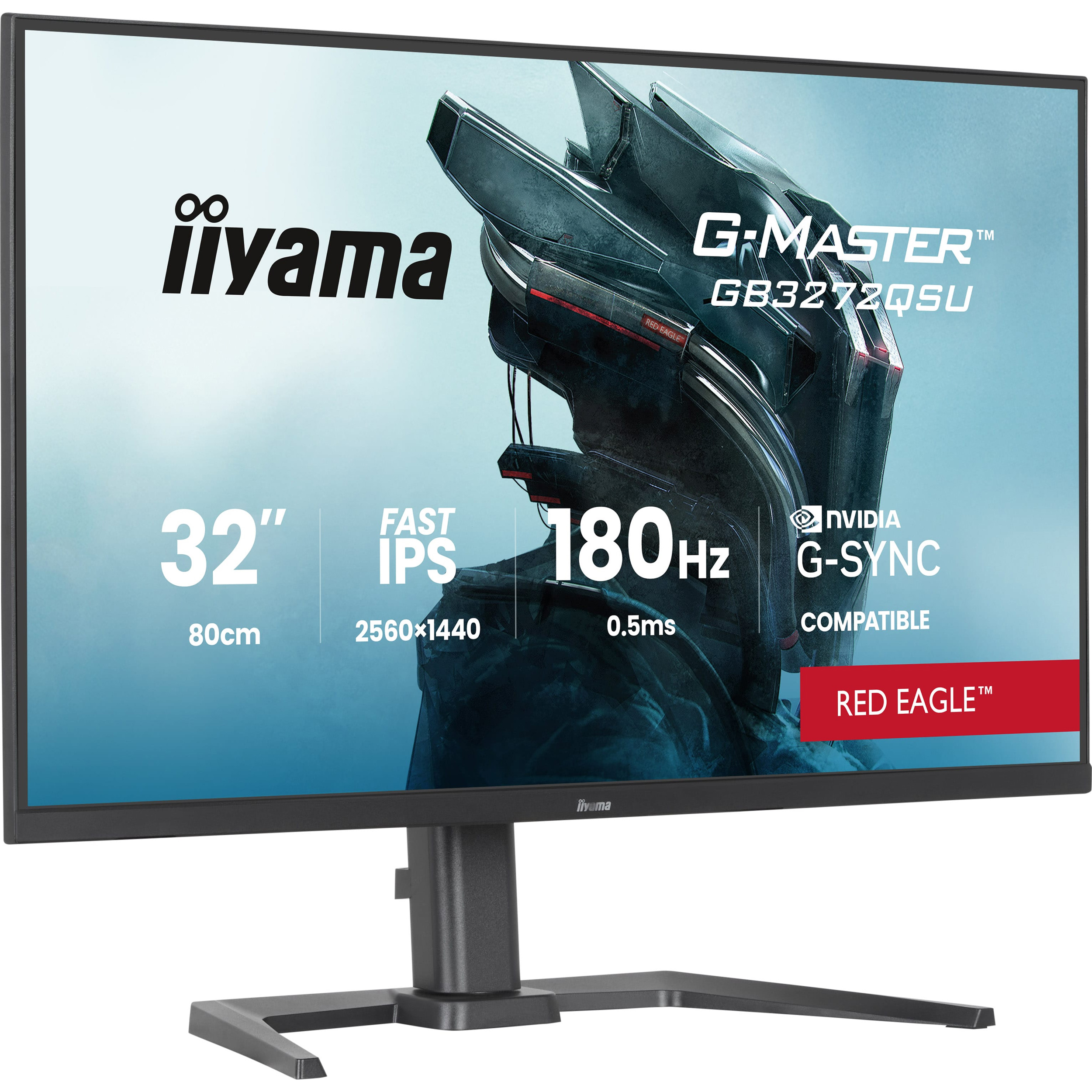 Монітор 31.5" IIYAMA G-Master GB3272QSU-B1 Red Eagle
