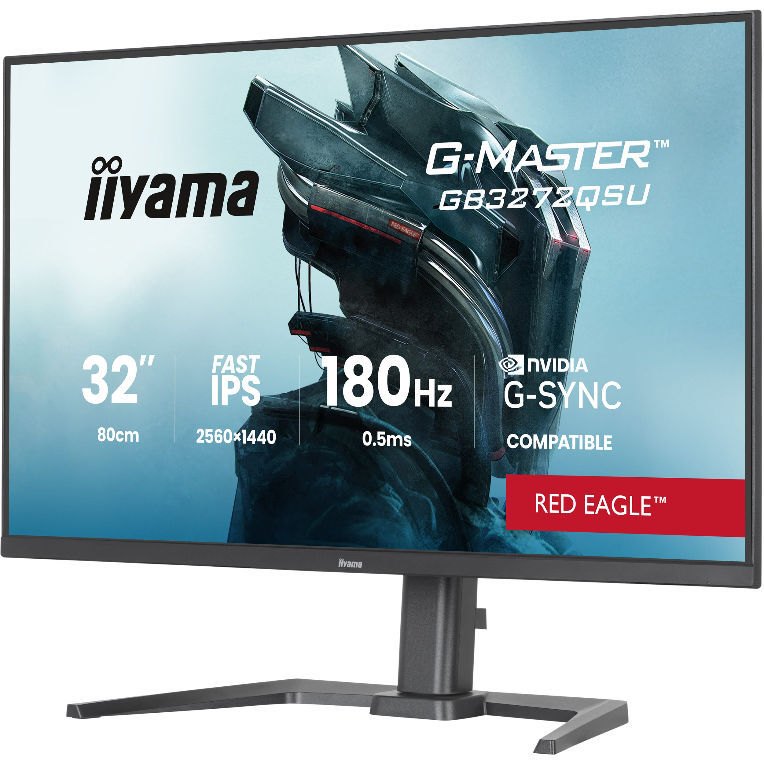 Монітор 31.5" IIYAMA G-Master GB3272QSU-B1 Red Eagle