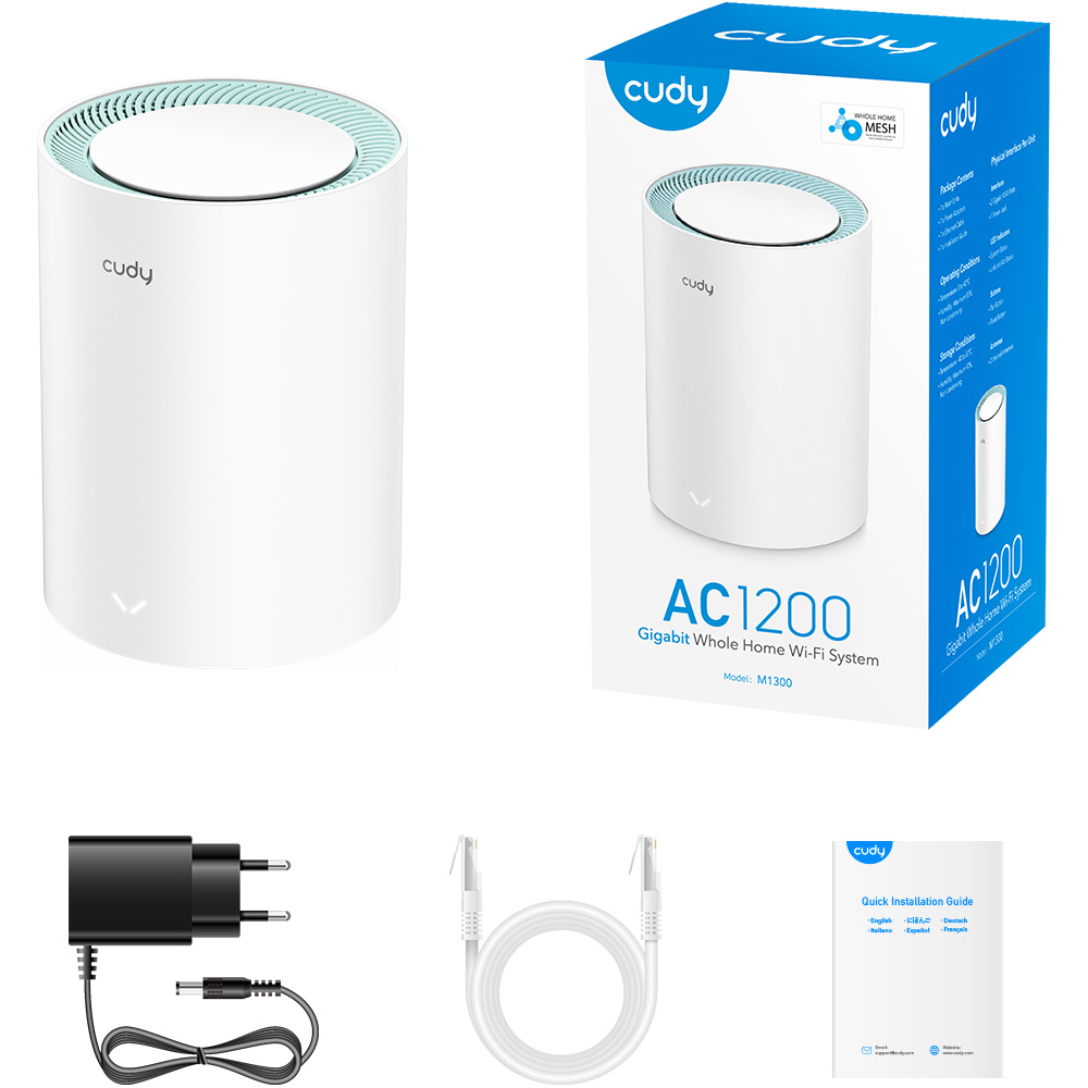 Wi-Fi Mesh система CUDY M1200