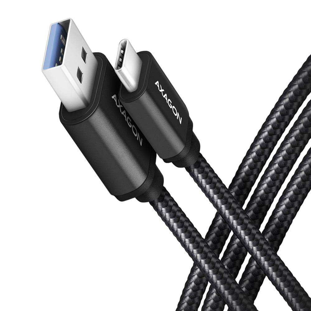 Кабель AXAGON USB-C to USB-A 3.2 Gen 1 1м Black