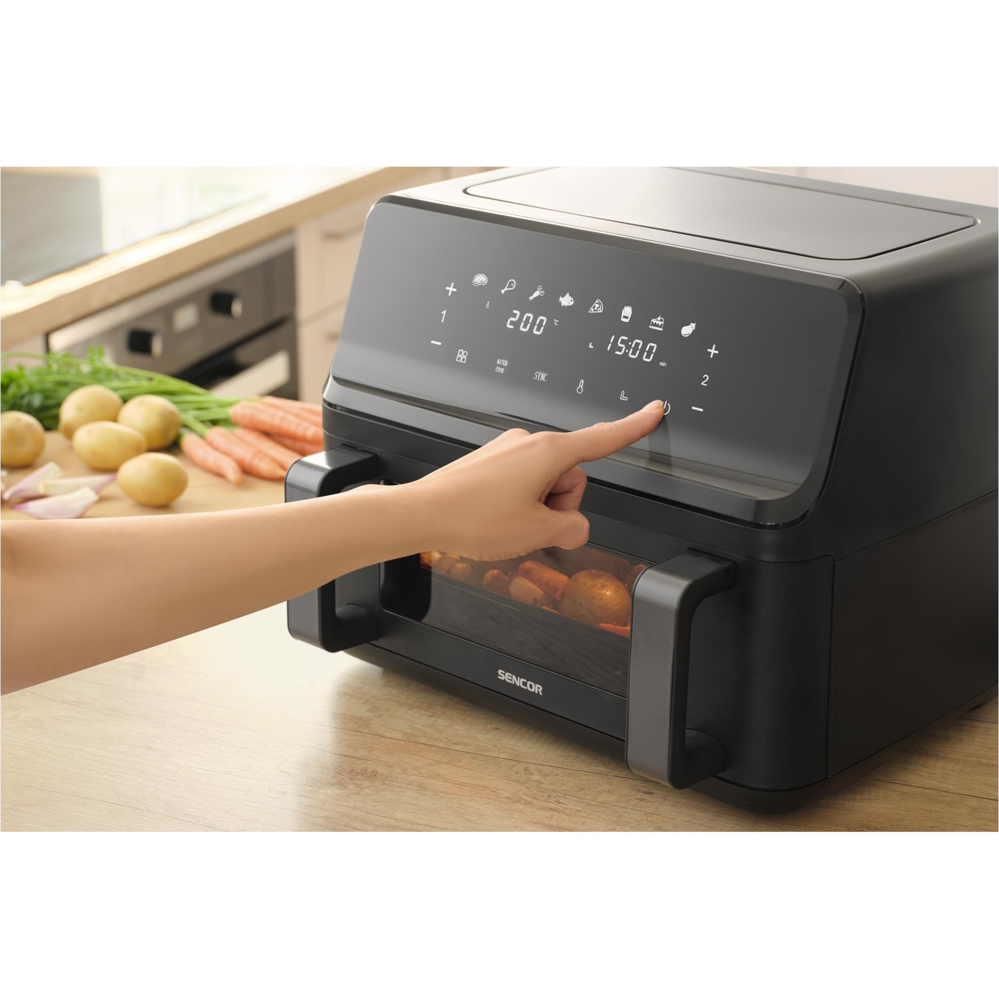 Мультипіч SENCOR Dual Vita Fryer (SFR9650BK)