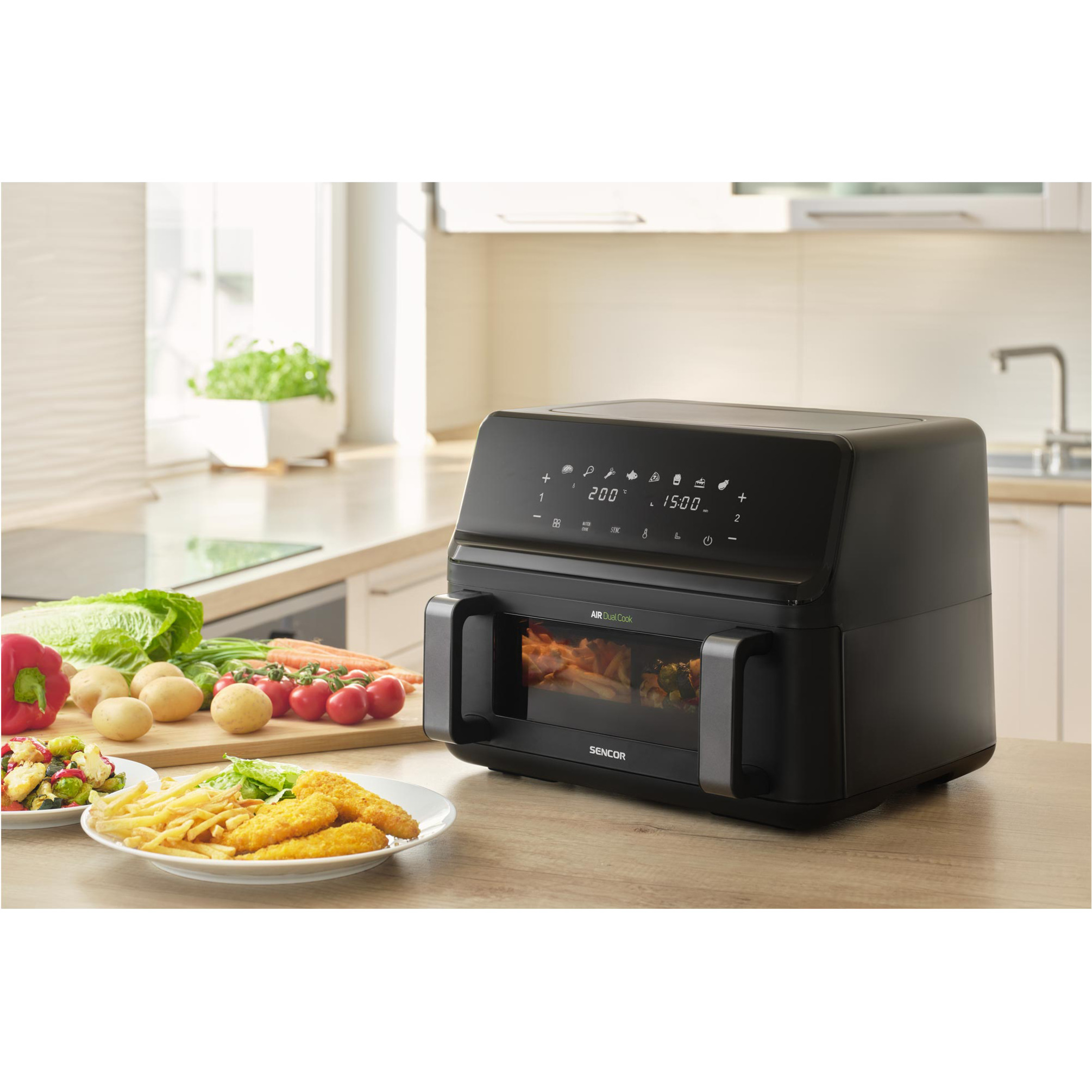Мультипіч SENCOR Dual Vita Fryer (SFR9650BK)