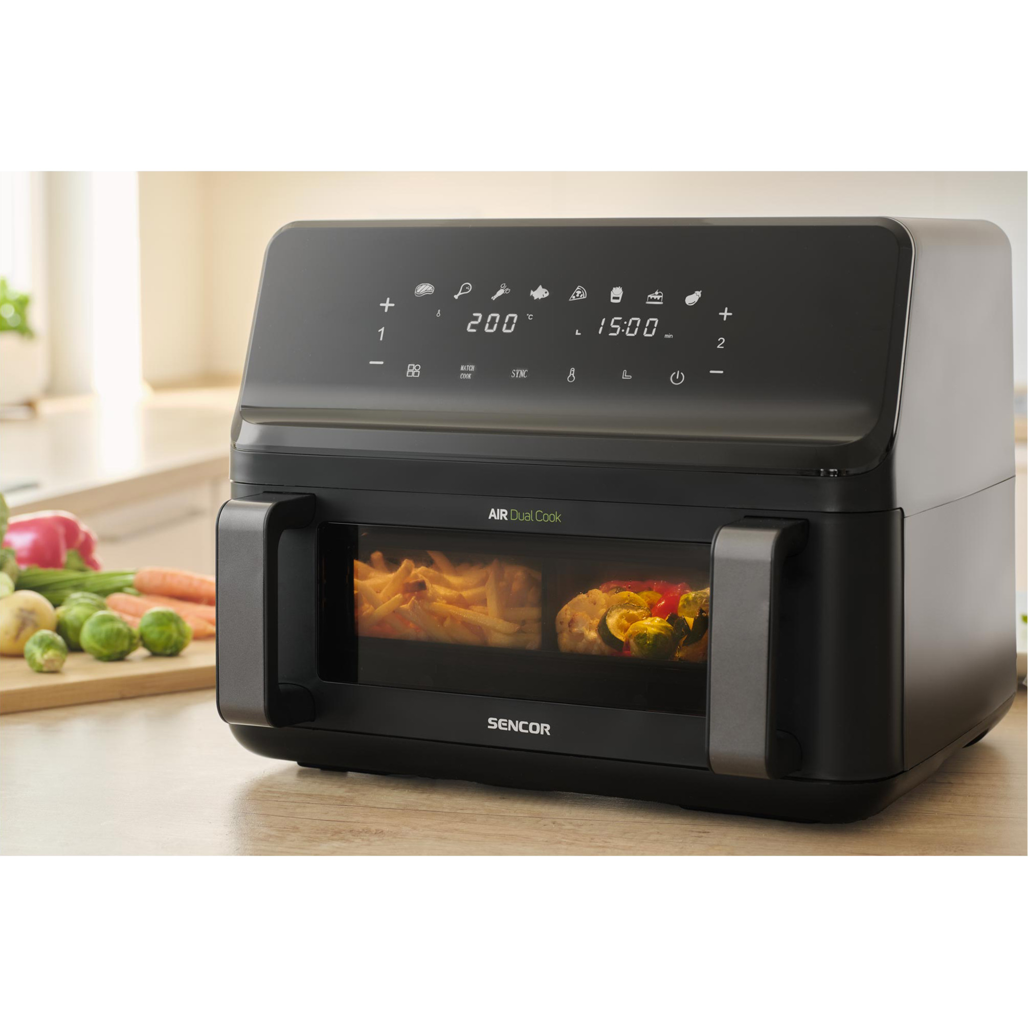 Мультипіч SENCOR Dual Vita Fryer (SFR9650BK)